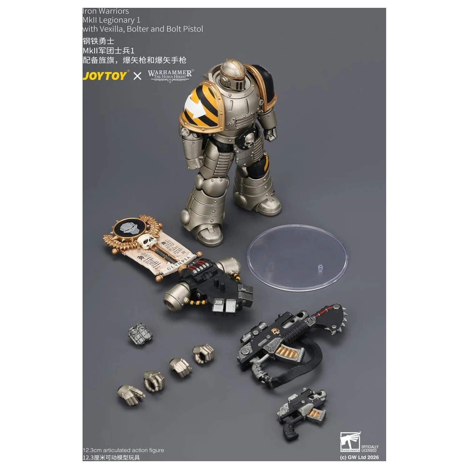 Warhammer The Horus Heresy Action Figure Iron Warriors MkII Legionary 1 12 cm produktová fotografia