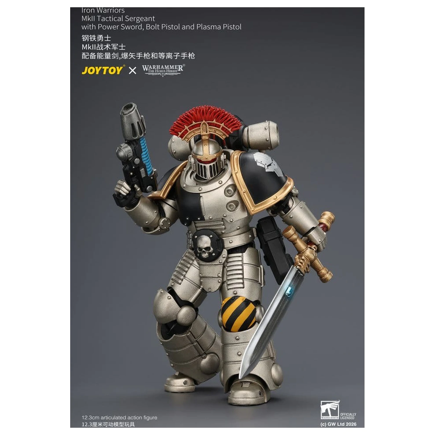 Warhammer The Horus Heresy Akčná figúrka Iron Warriors MkII Taktický seržant 12 cm produktová fotografia