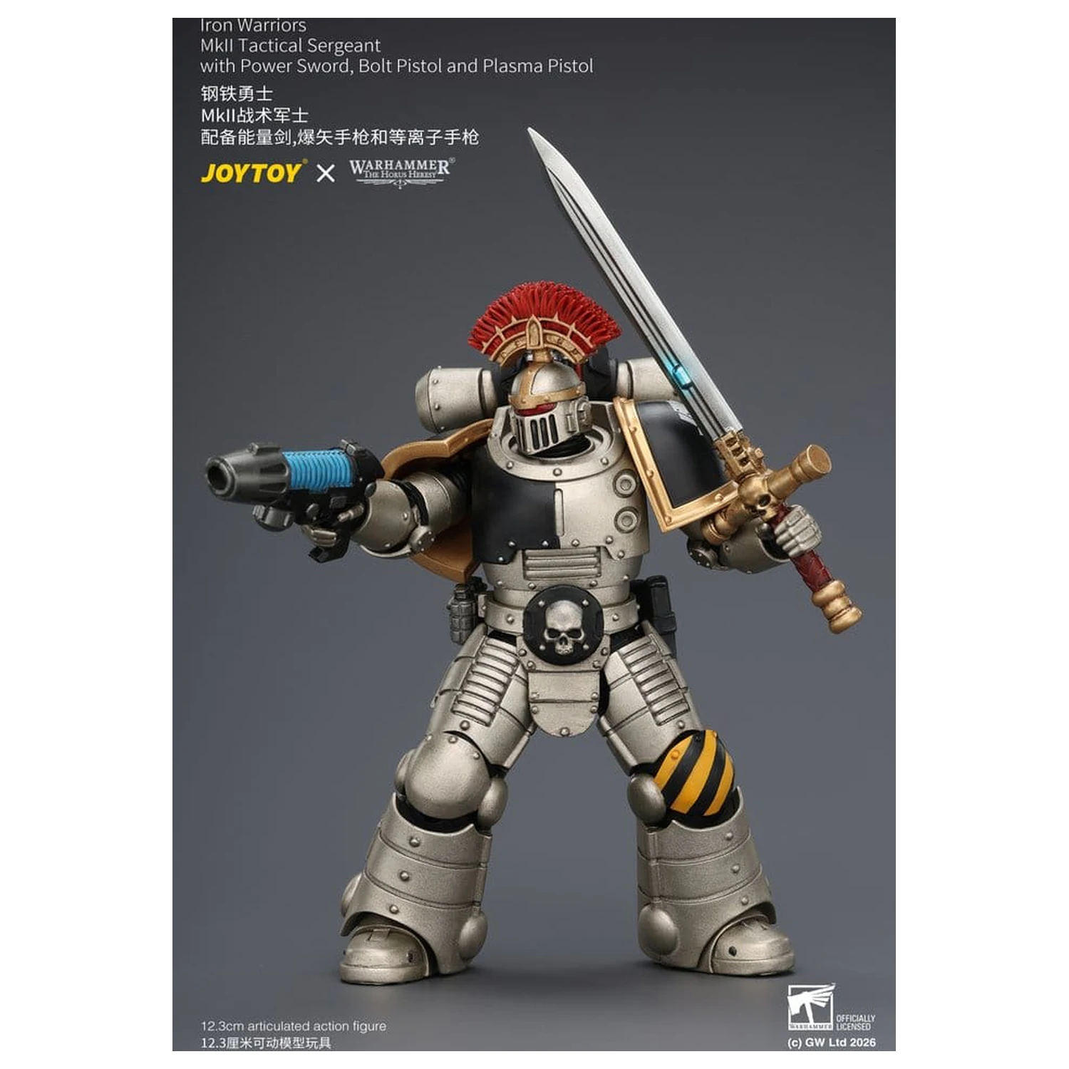 Warhammer The Horus Heresy Akčná figúrka Iron Warriors MkII Taktický seržant 12 cm produktová fotografia