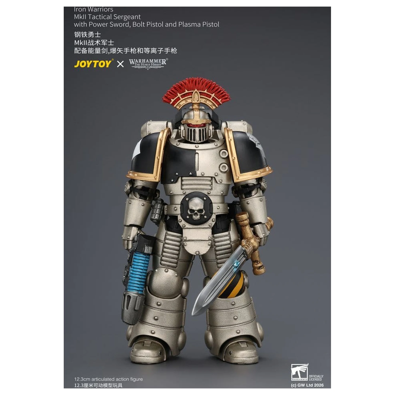 Warhammer The Horus Heresy Akčná figúrka Iron Warriors MkII Taktický seržant 12 cm produktová fotografia