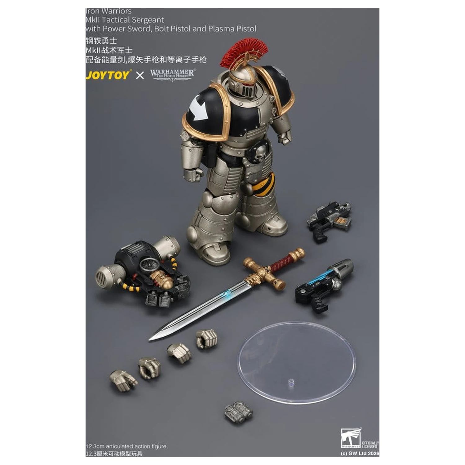 Warhammer The Horus Heresy Akčná figúrka Iron Warriors MkII Taktický seržant 12 cm produktová fotografia