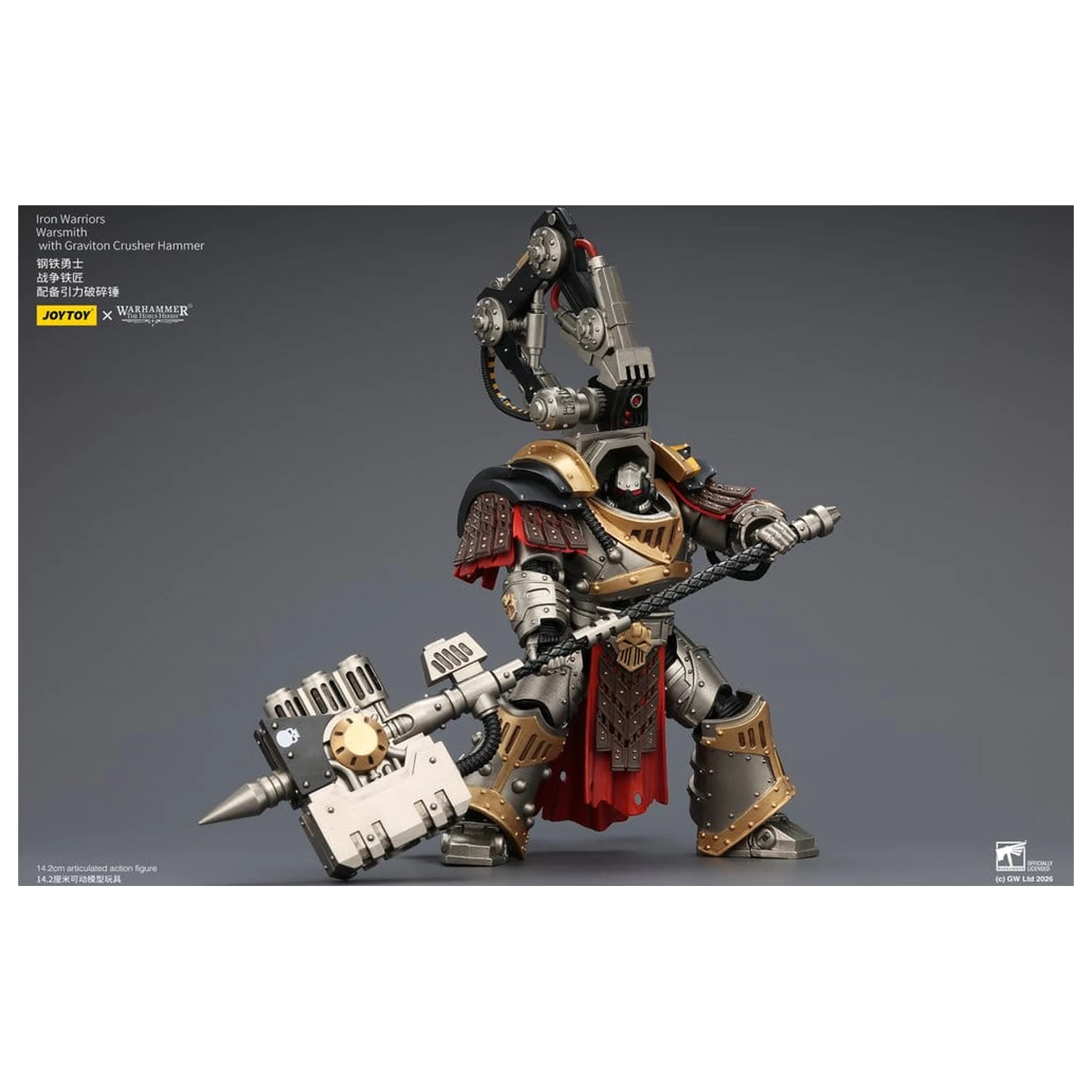 Warhammer The Horus Heresy akčná figúrka Iron Warriors Warsmith 14 cm produktová fotografia