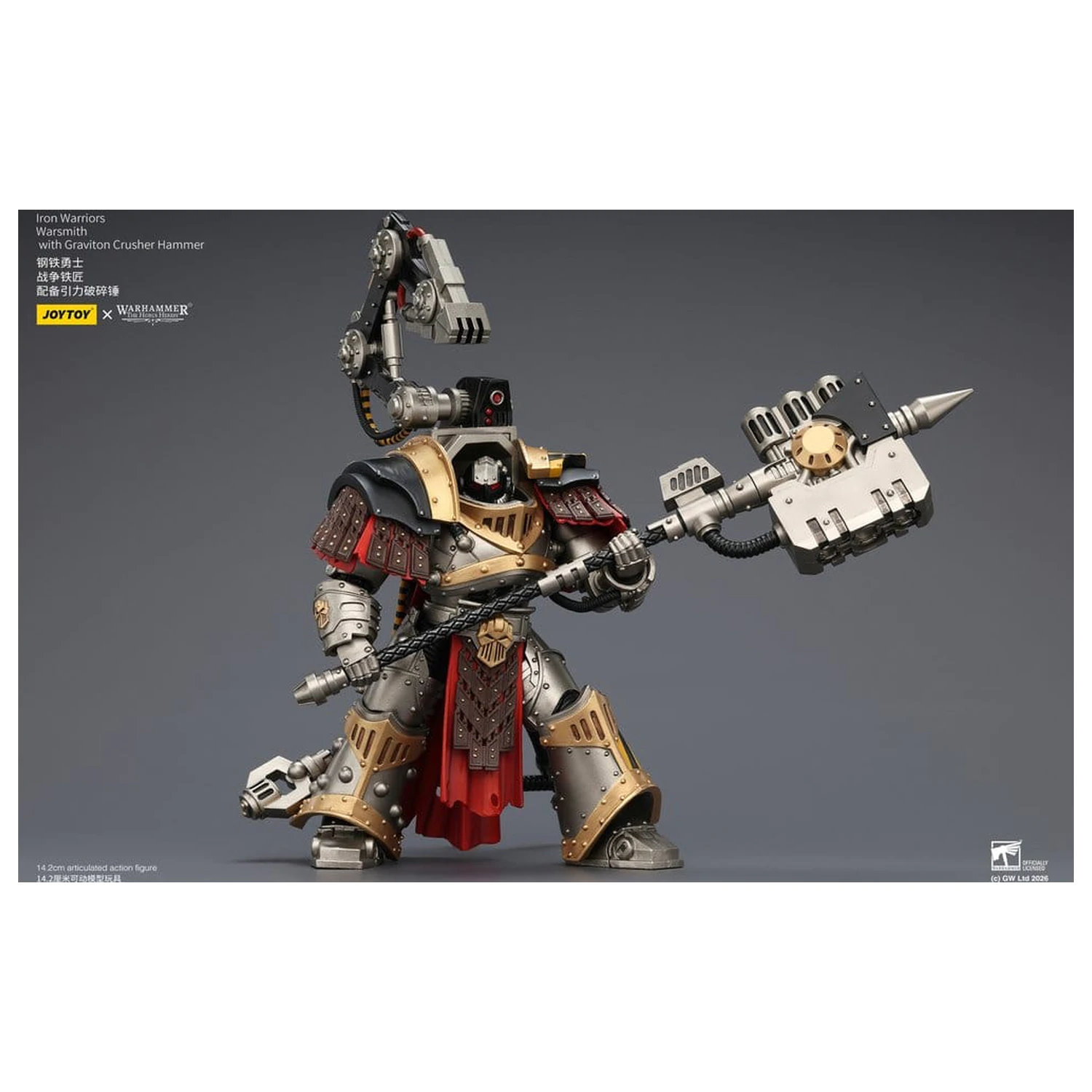 Warhammer The Horus Heresy akčná figúrka Iron Warriors Warsmith 14 cm produktová fotografia