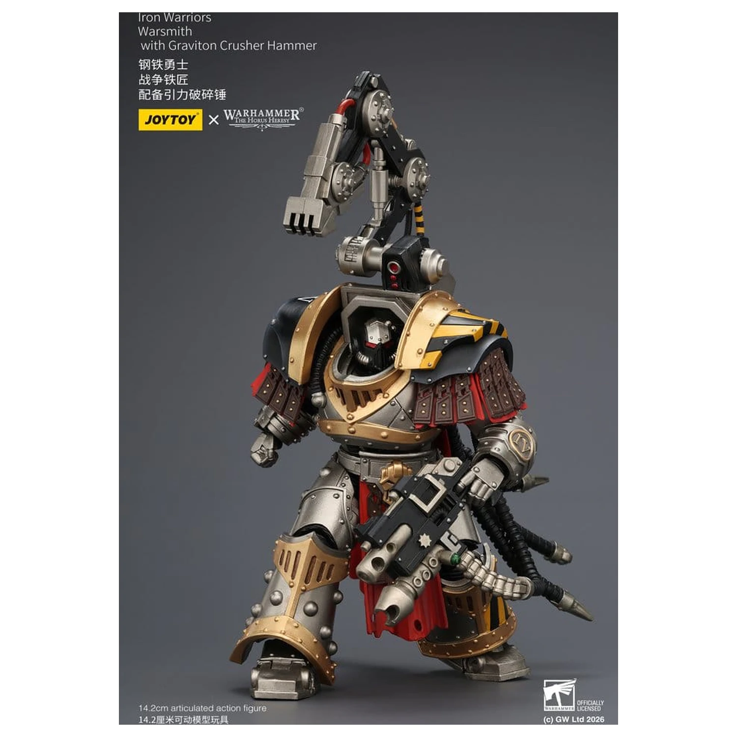 Warhammer The Horus Heresy akčná figúrka Iron Warriors Warsmith 14 cm produktová fotografia
