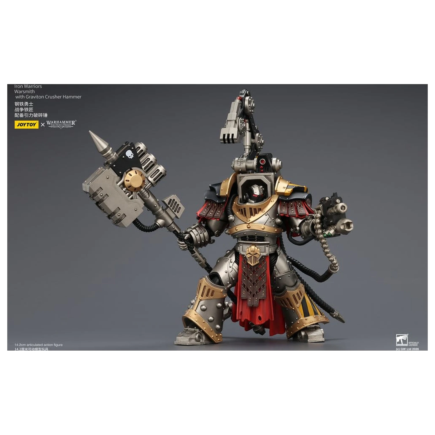 Warhammer The Horus Heresy akčná figúrka Iron Warriors Warsmith 14 cm produktová fotografia