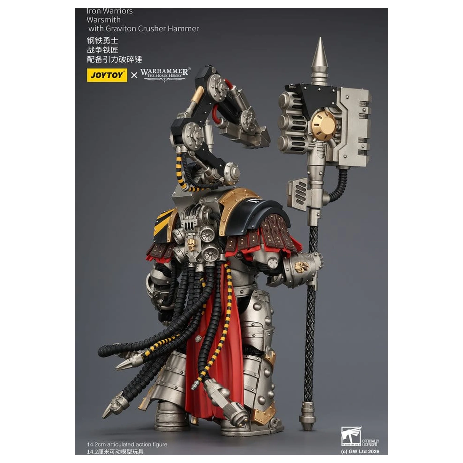 Warhammer The Horus Heresy akčná figúrka Iron Warriors Warsmith 14 cm produktová fotografia