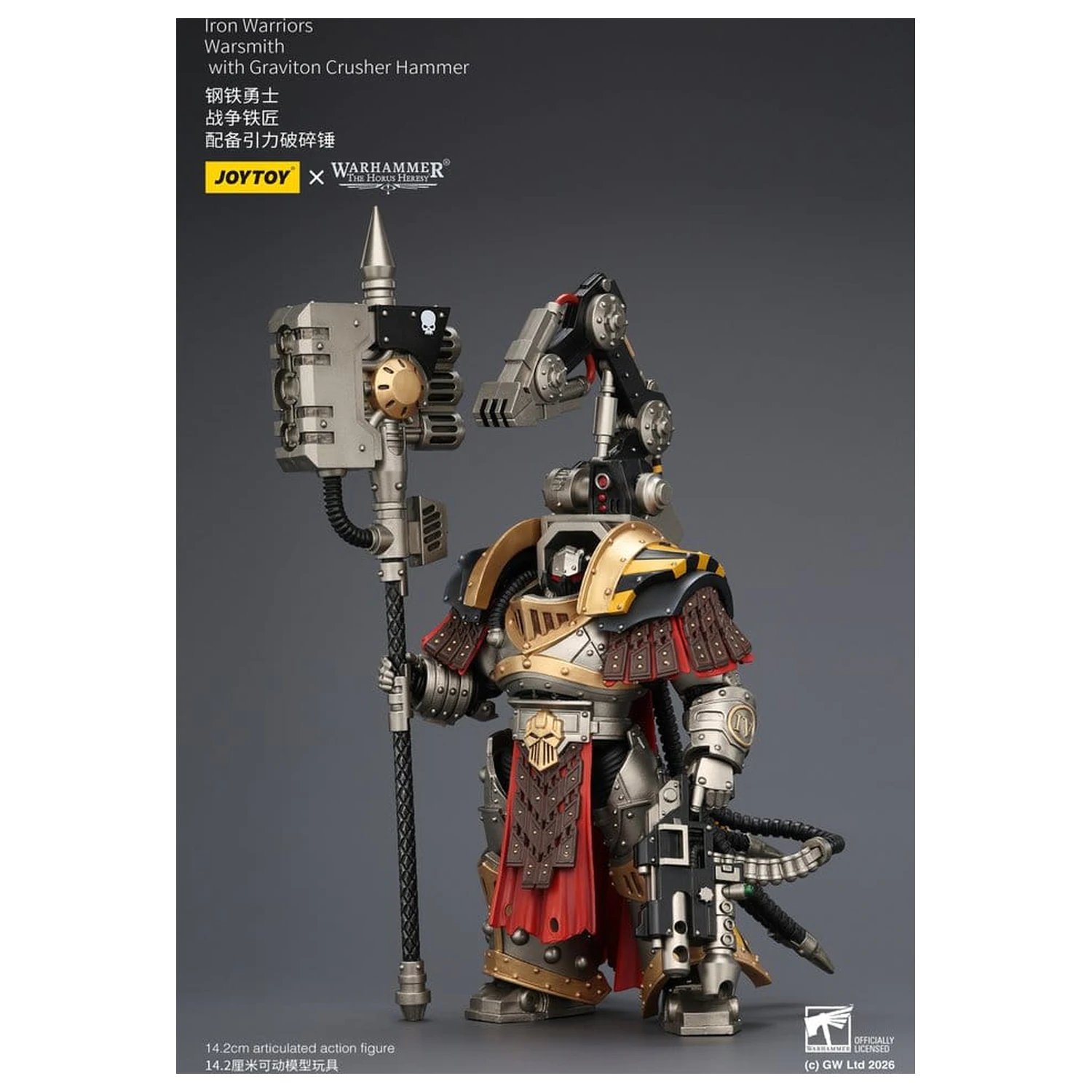 Warhammer The Horus Heresy akčná figúrka Iron Warriors Warsmith 14 cm produktová fotografia