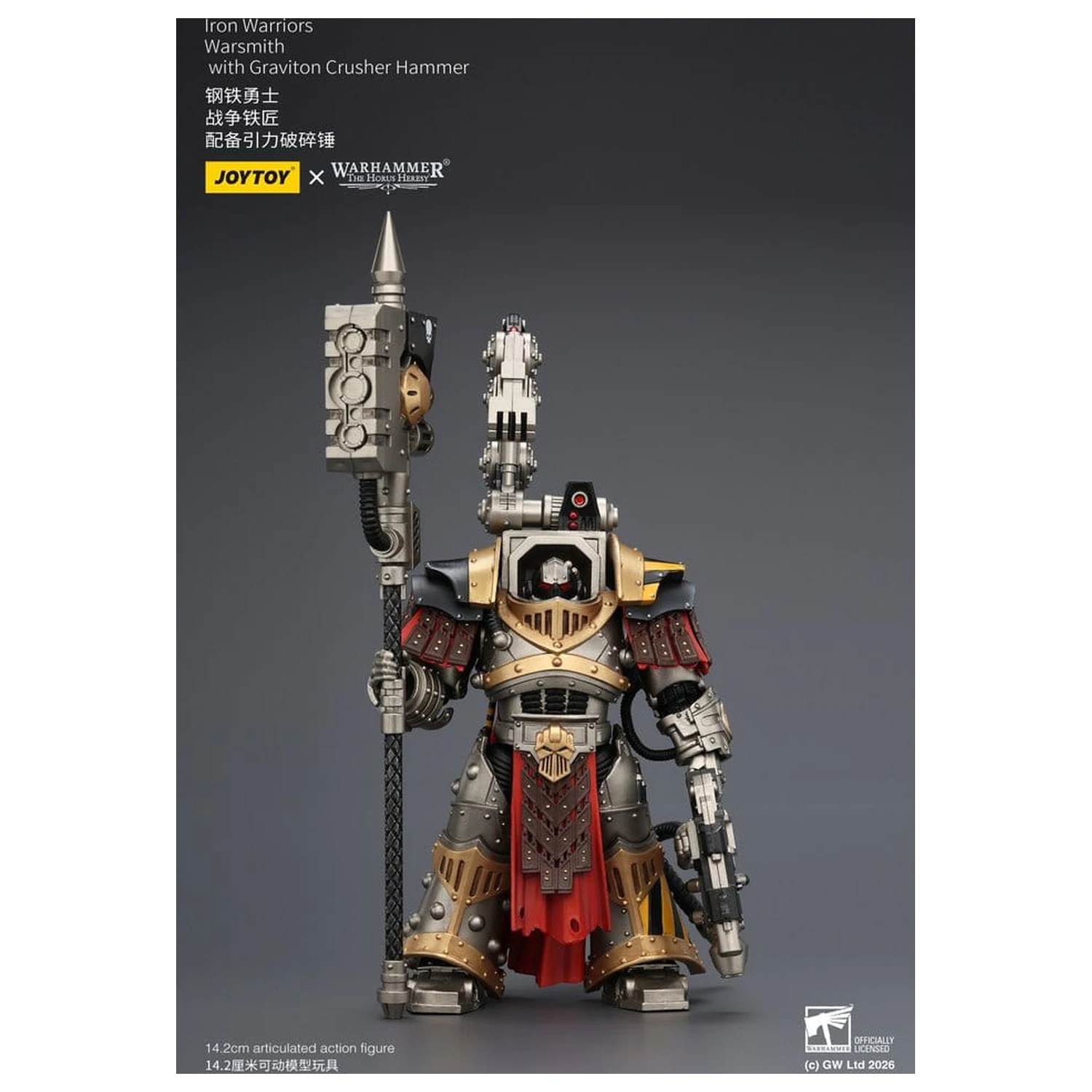 Warhammer The Horus Heresy akčná figúrka Iron Warriors Warsmith 14 cm produktová fotografia