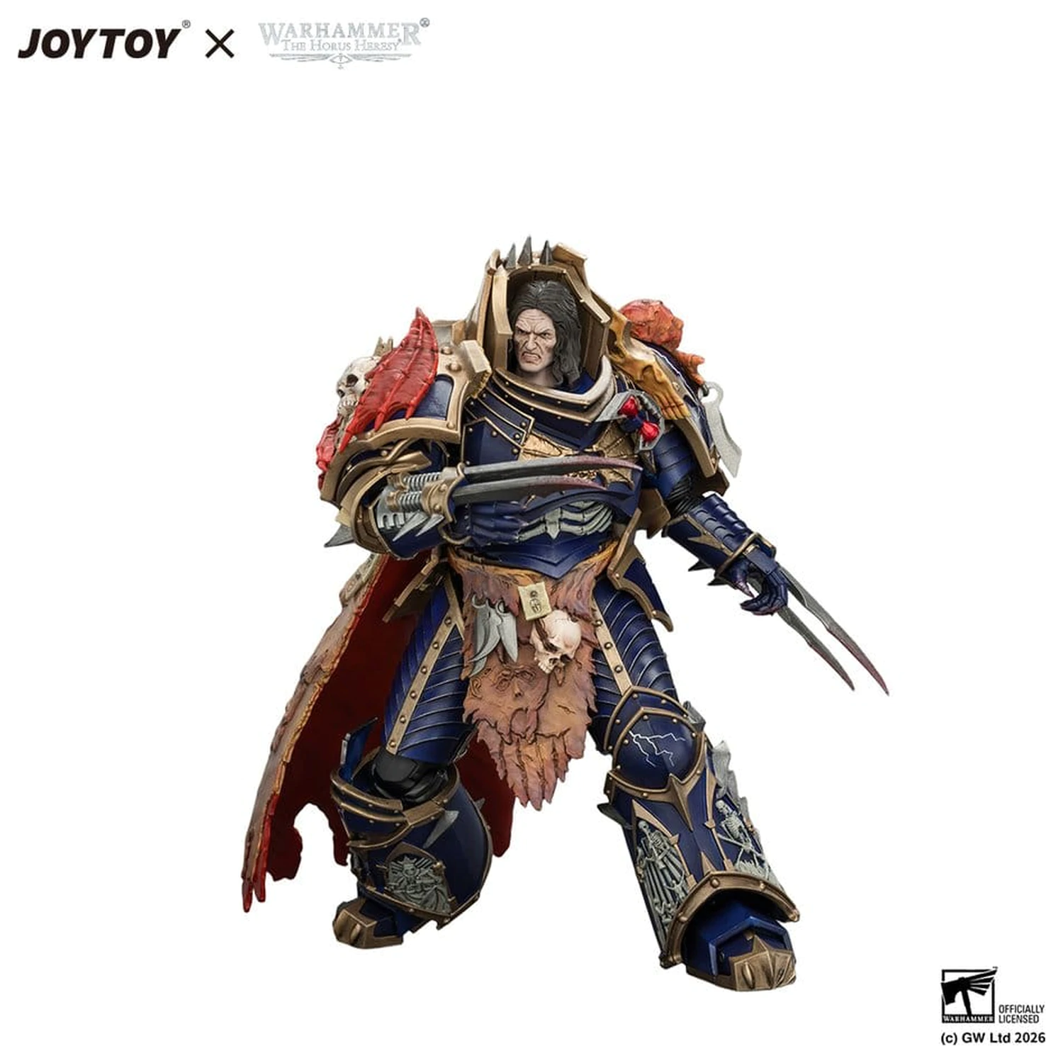 Warhammer The Horus Heresy Action Figure Night Lords Konrad Curze Primarch of the Night Lords Legion 19 cm akčná figúrka produktová fotografia