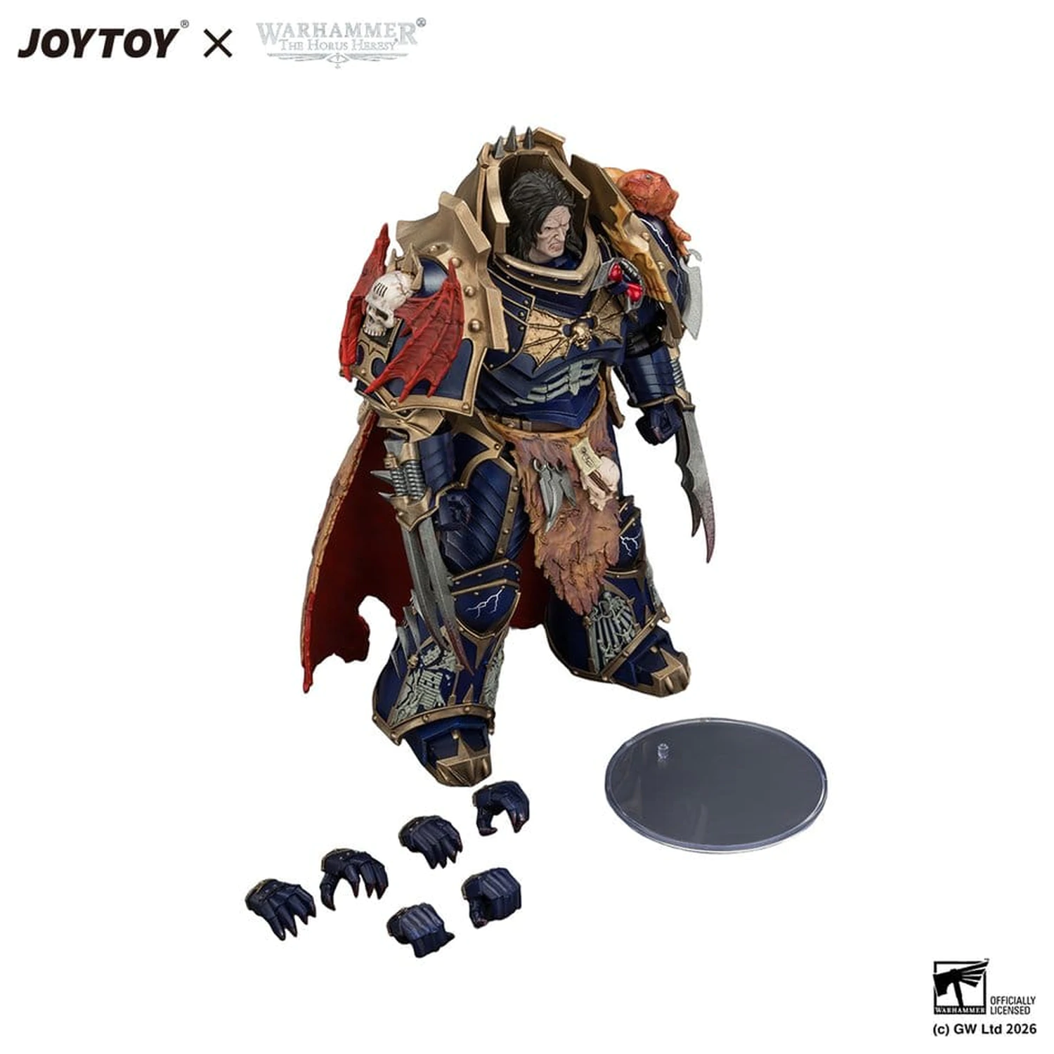 Warhammer The Horus Heresy Action Figure Night Lords Konrad Curze Primarch of the Night Lords Legion 19 cm akčná figúrka produktová fotografia