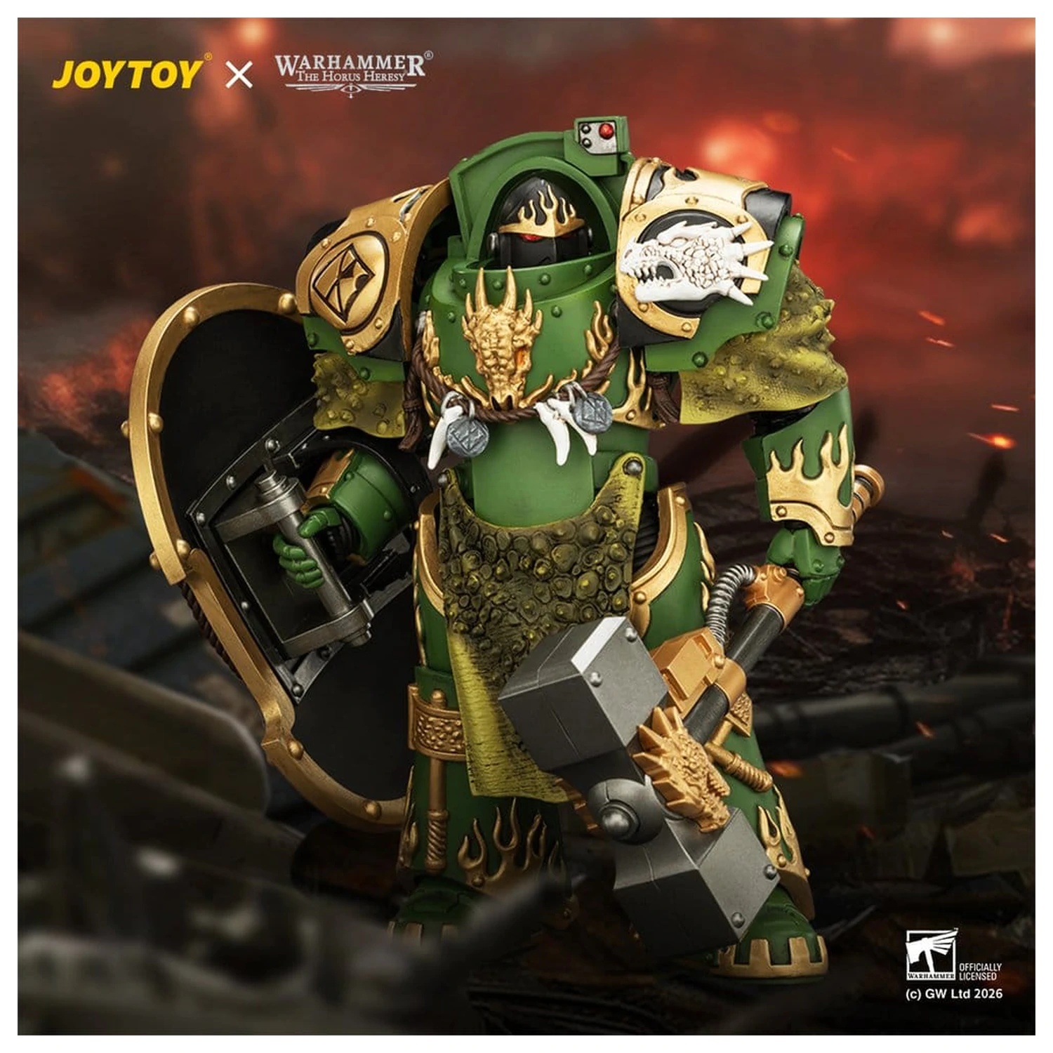 Warhammer The Horus Heresy akčná figúrka Salamanders Firedrake Terminator 1 14 cm produktová fotografia