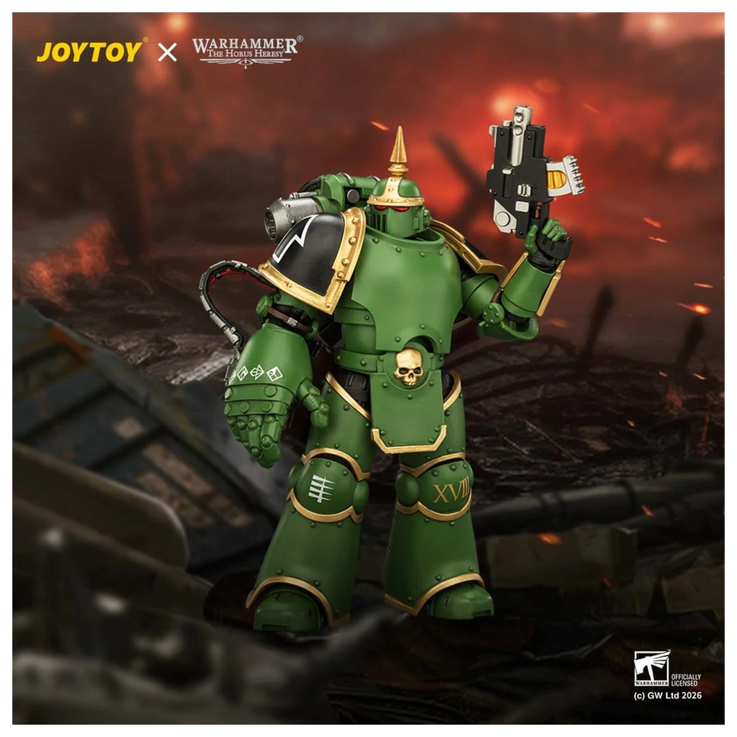 Warhammer The Horus Heresy akčná figúrka Salamanders MK III Tactical Legionary 12 cm produktová fotografia