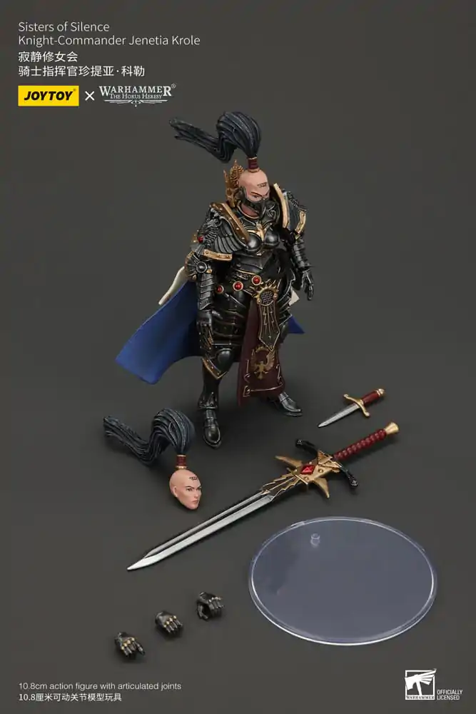 Warhammer The Horus Heresy Akčná figúrka Sisters of Silence Knight-Commander Jenetia Krole 19 cm produktová fotografia