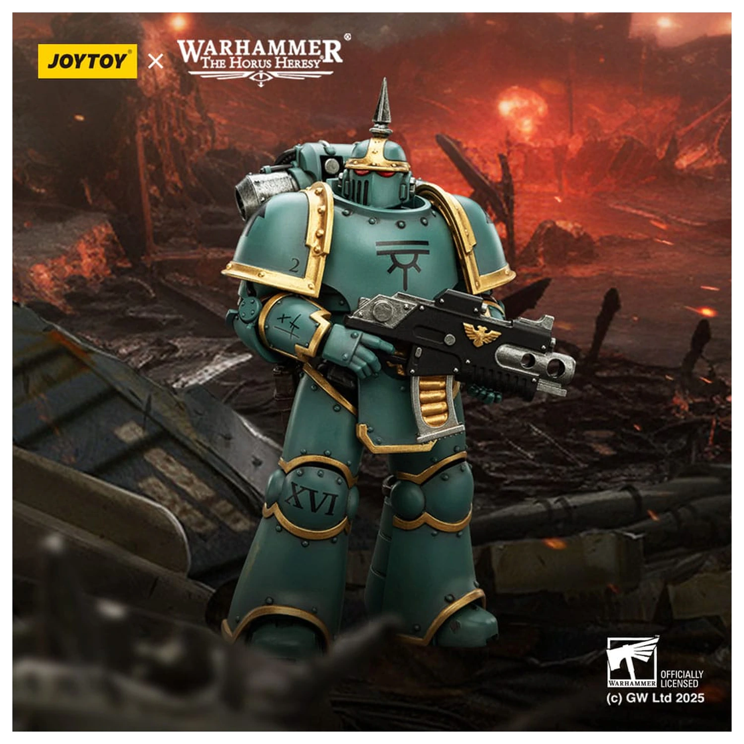 Warhammer The Horus Heresy akčná figúrka Sons of Horus MK lll Tactical Legionary 12 cm produktová fotografia