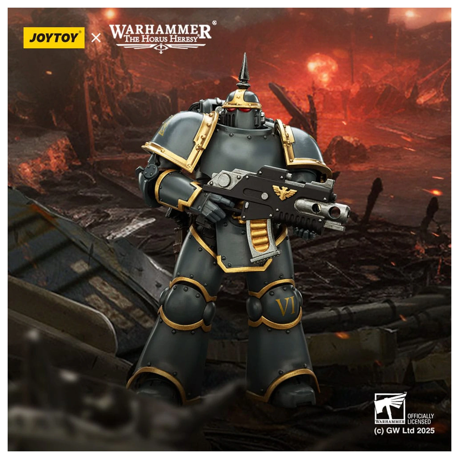 Warhammer The Horus Heresy akčná figúrka Space Wolves MK III Tactical Legionary 12 cm produktová fotografia