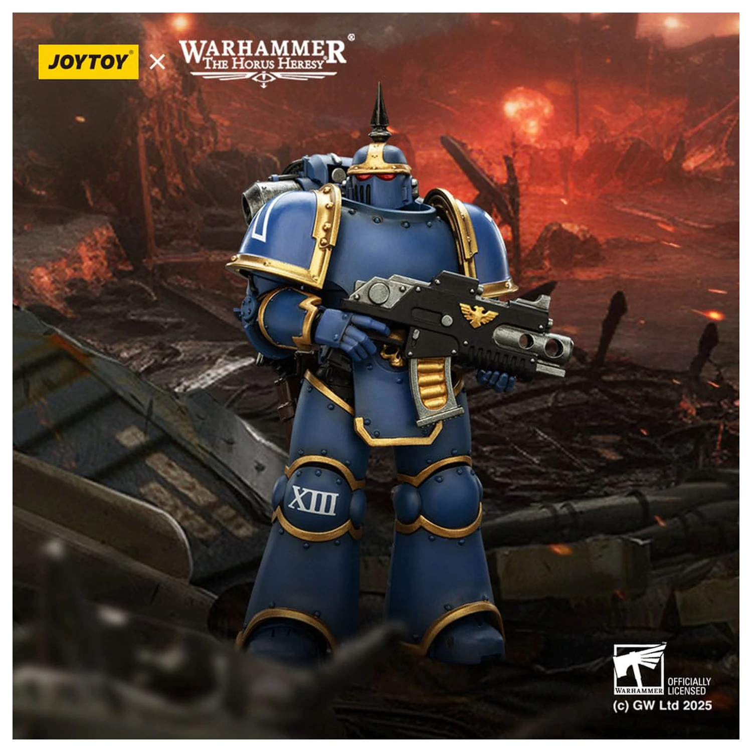 Warhammer The Horus Heresy akčná figúrka Ultramarines MK lll Tactical Legionary 12 cm produktová fotografia