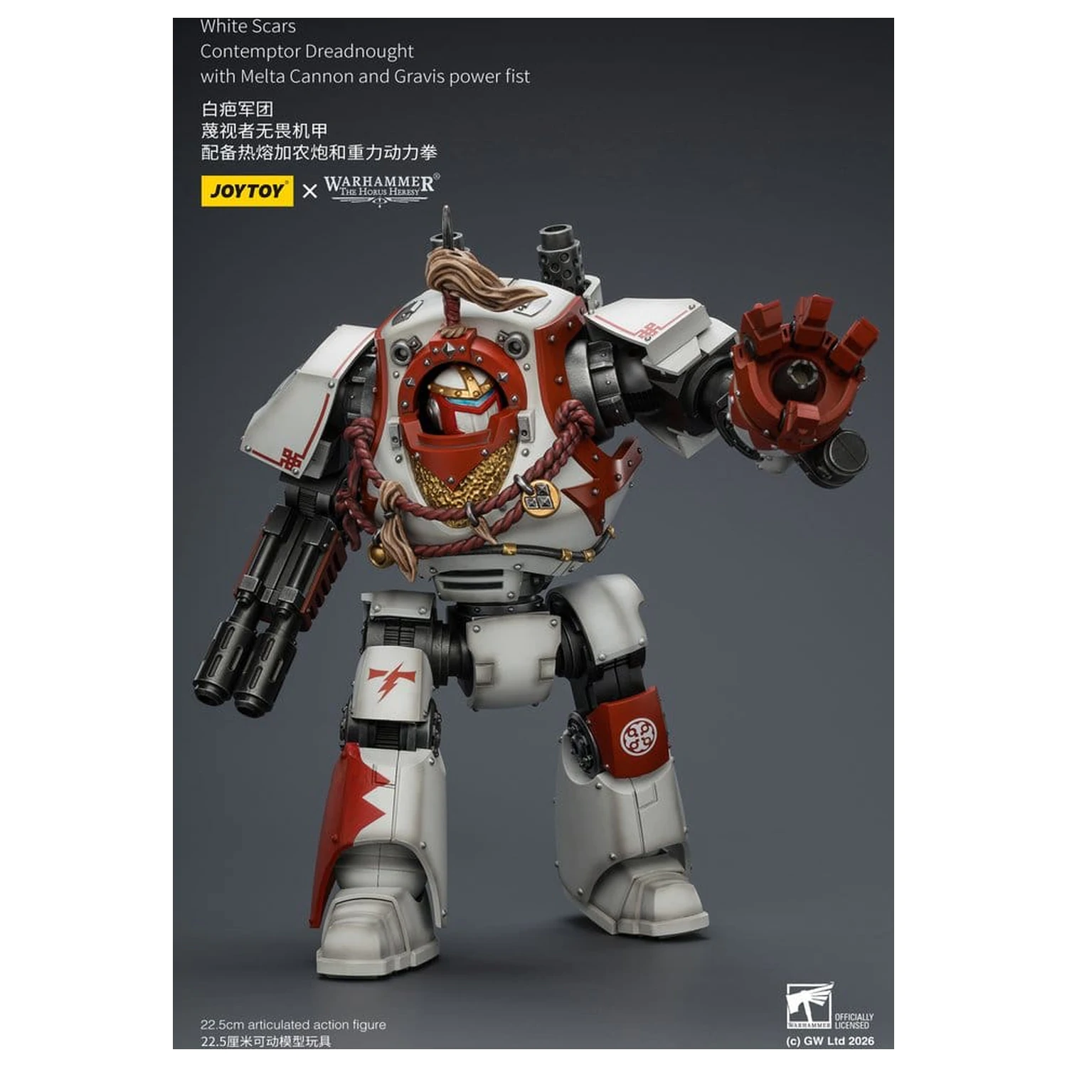 Warhammer The Horus Heresy akčná figúrka White Scars Contemptor Dreadnought 23 cm produktová fotografia