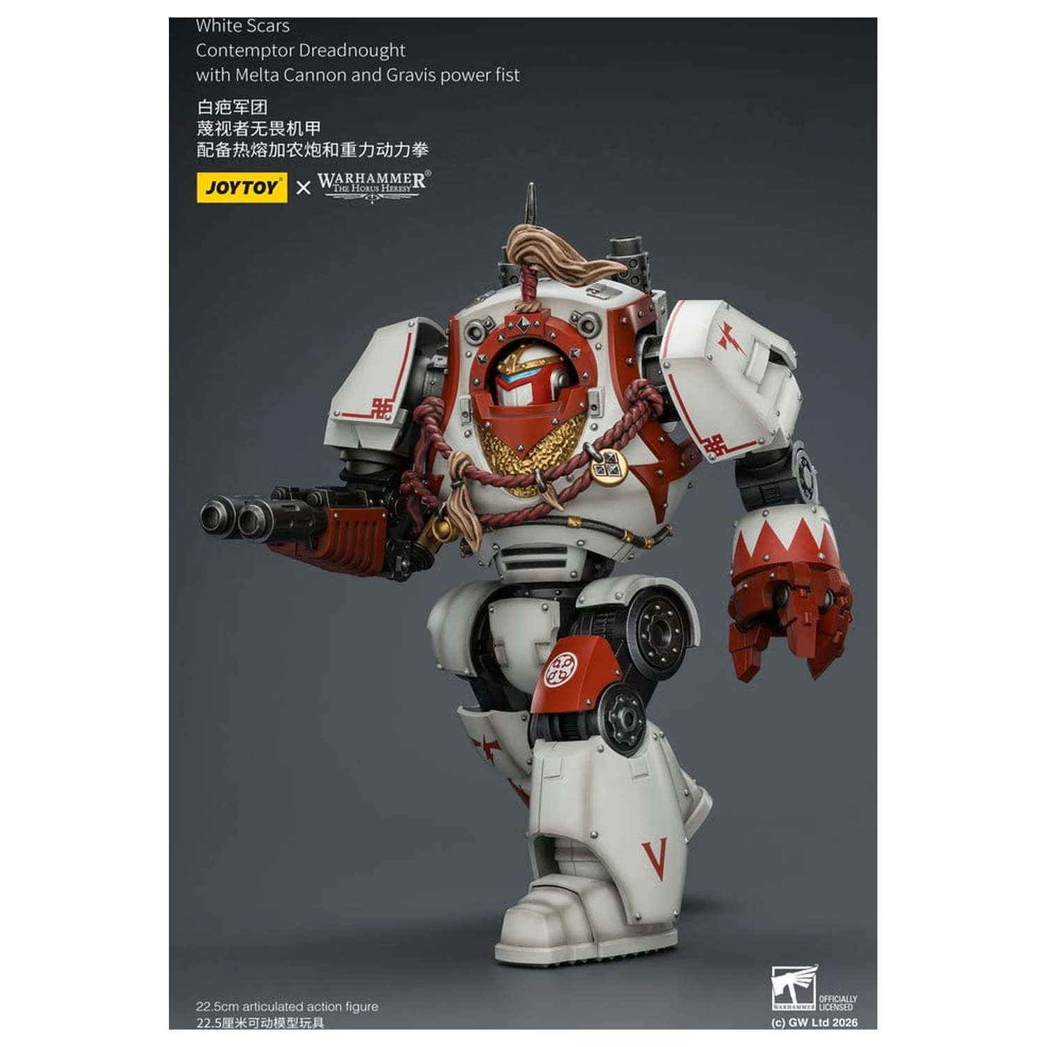 Warhammer The Horus Heresy akčná figúrka White Scars Contemptor Dreadnought 23 cm produktová fotografia
