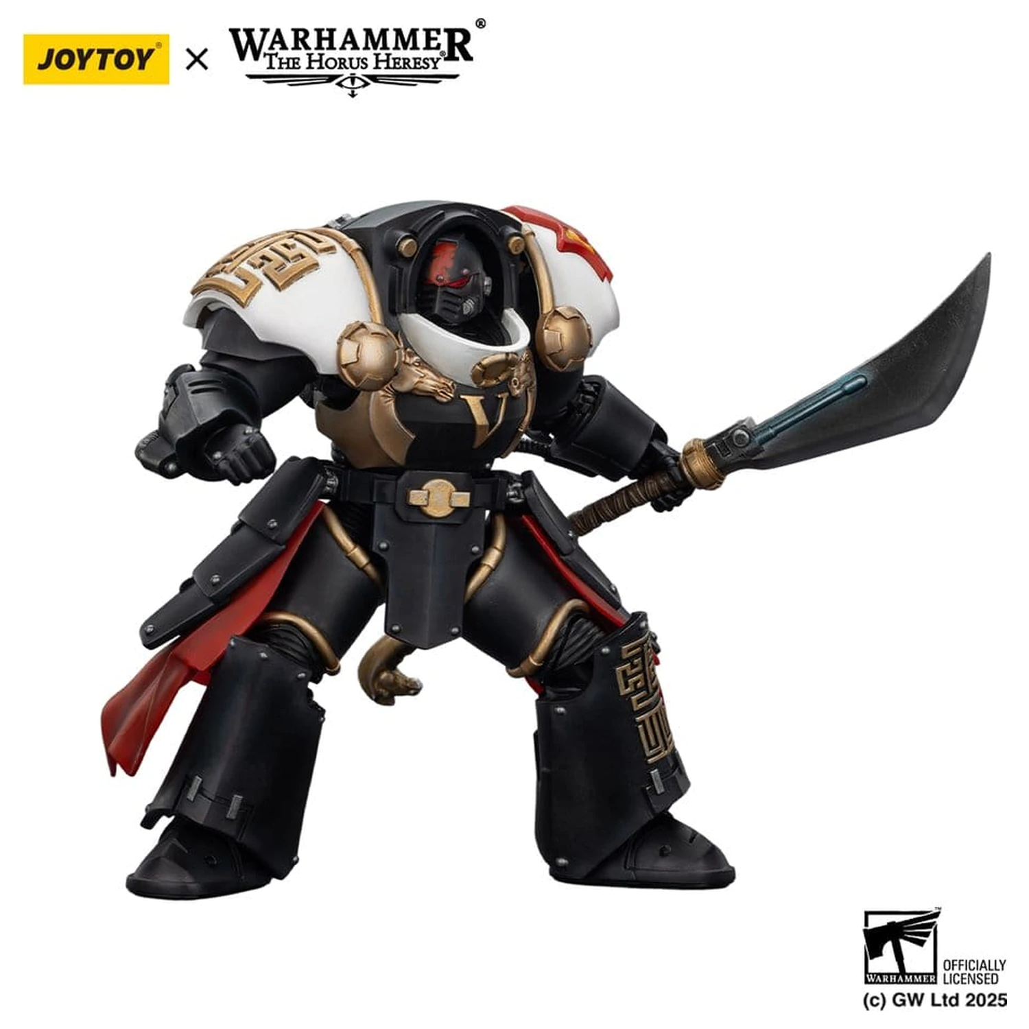 Warhammer The Horus Heresy akčná figúrka White Scars Ebon Keshig Terminator 1 s Power Glaive 13 cm produktová fotografia