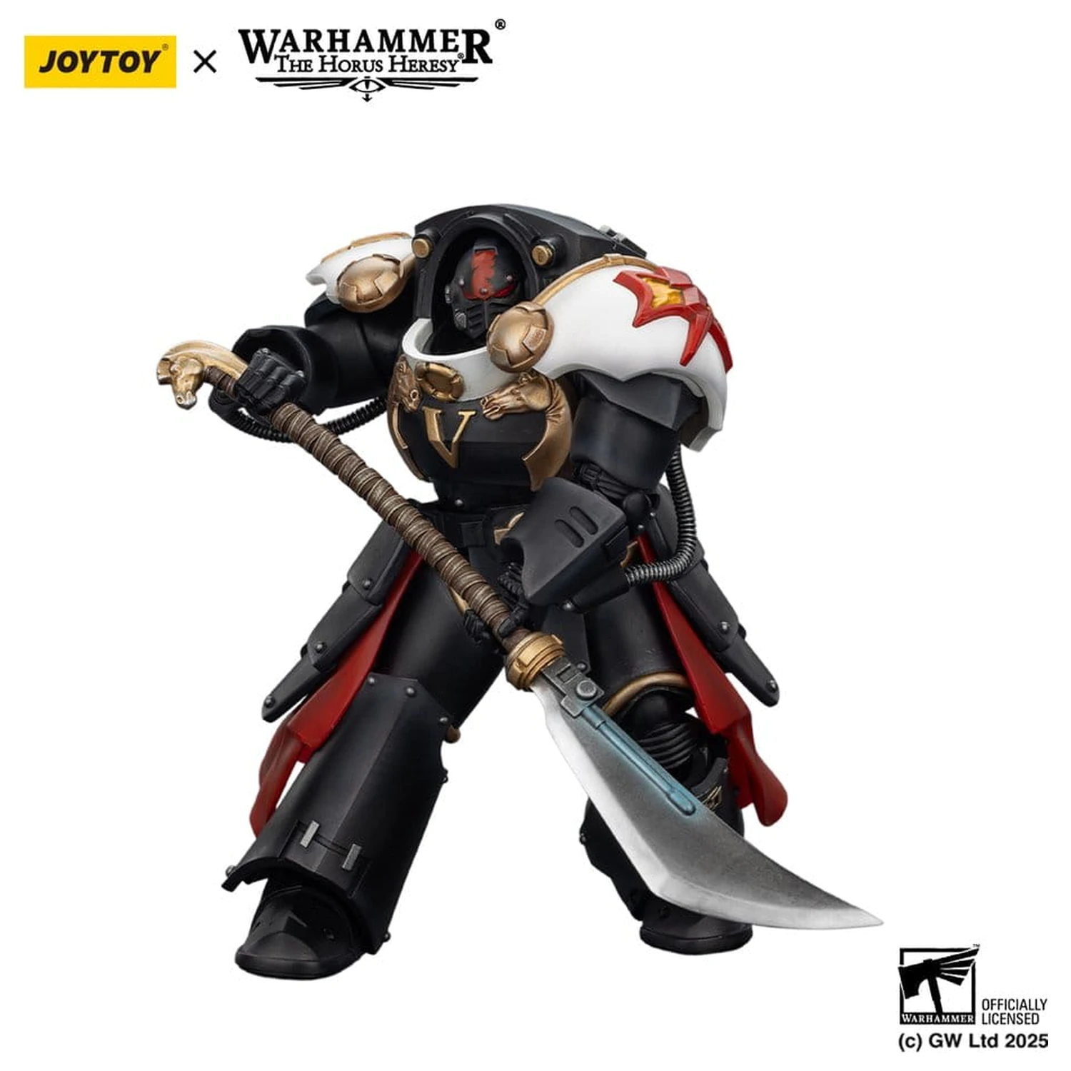 Warhammer The Horus Heresy akčná figúrka White Scars Ebon Keshig Terminator 1 s Power Glaive 13 cm produktová fotografia