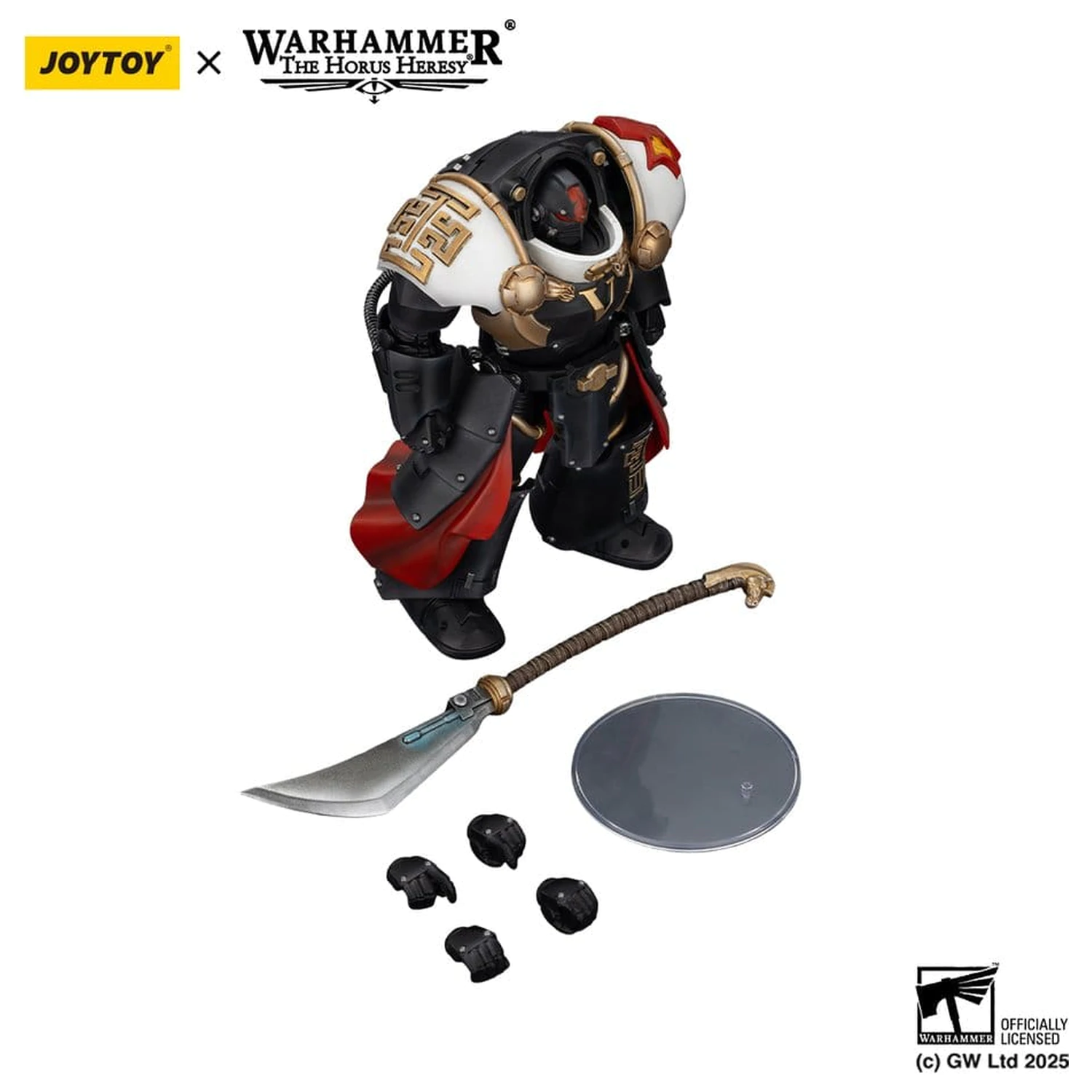 Warhammer The Horus Heresy akčná figúrka White Scars Ebon Keshig Terminator 1 s Power Glaive 13 cm produktová fotografia