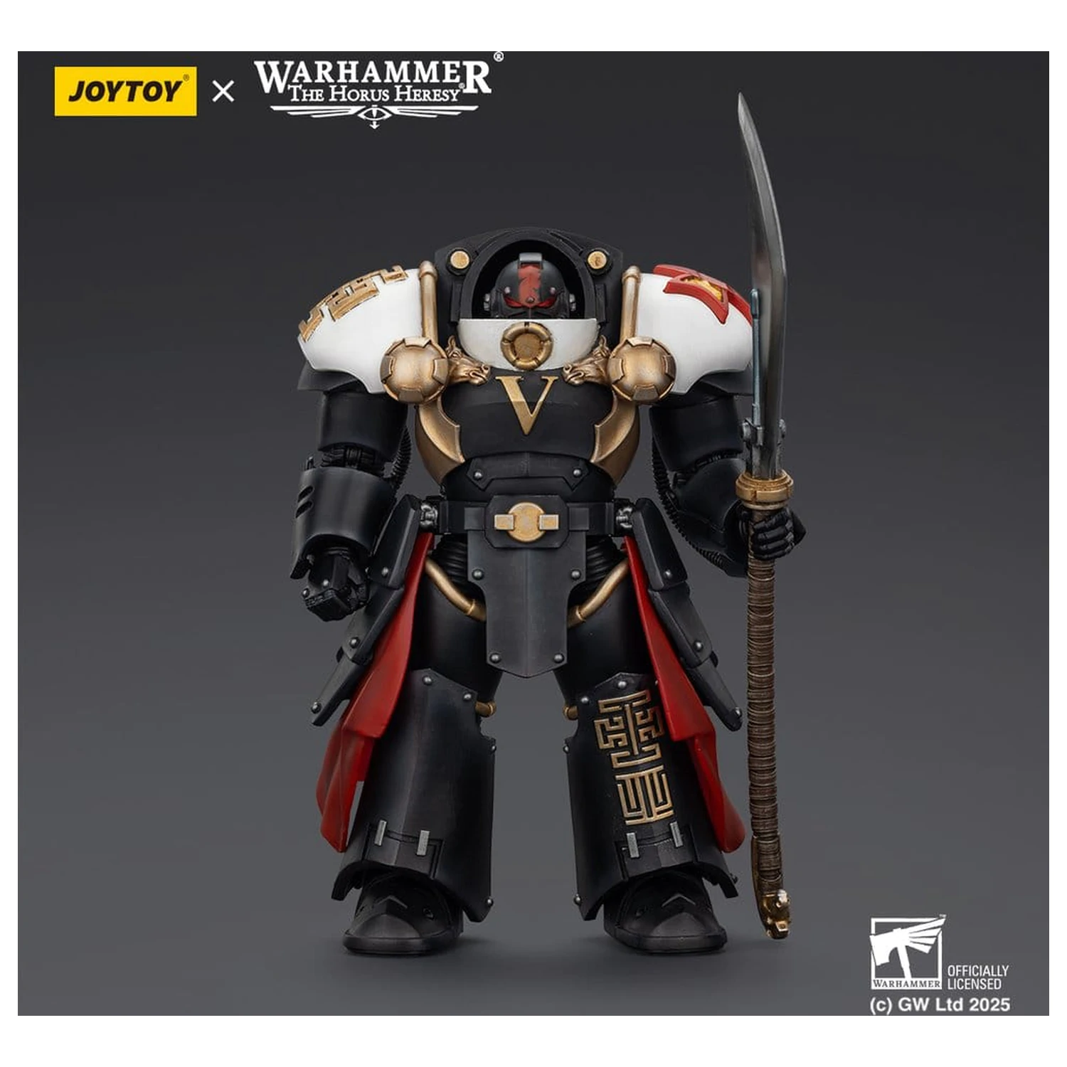 Warhammer The Horus Heresy akčná figúrka White Scars Ebon Keshig Terminator 1 s Power Glaive 13 cm produktová fotografia