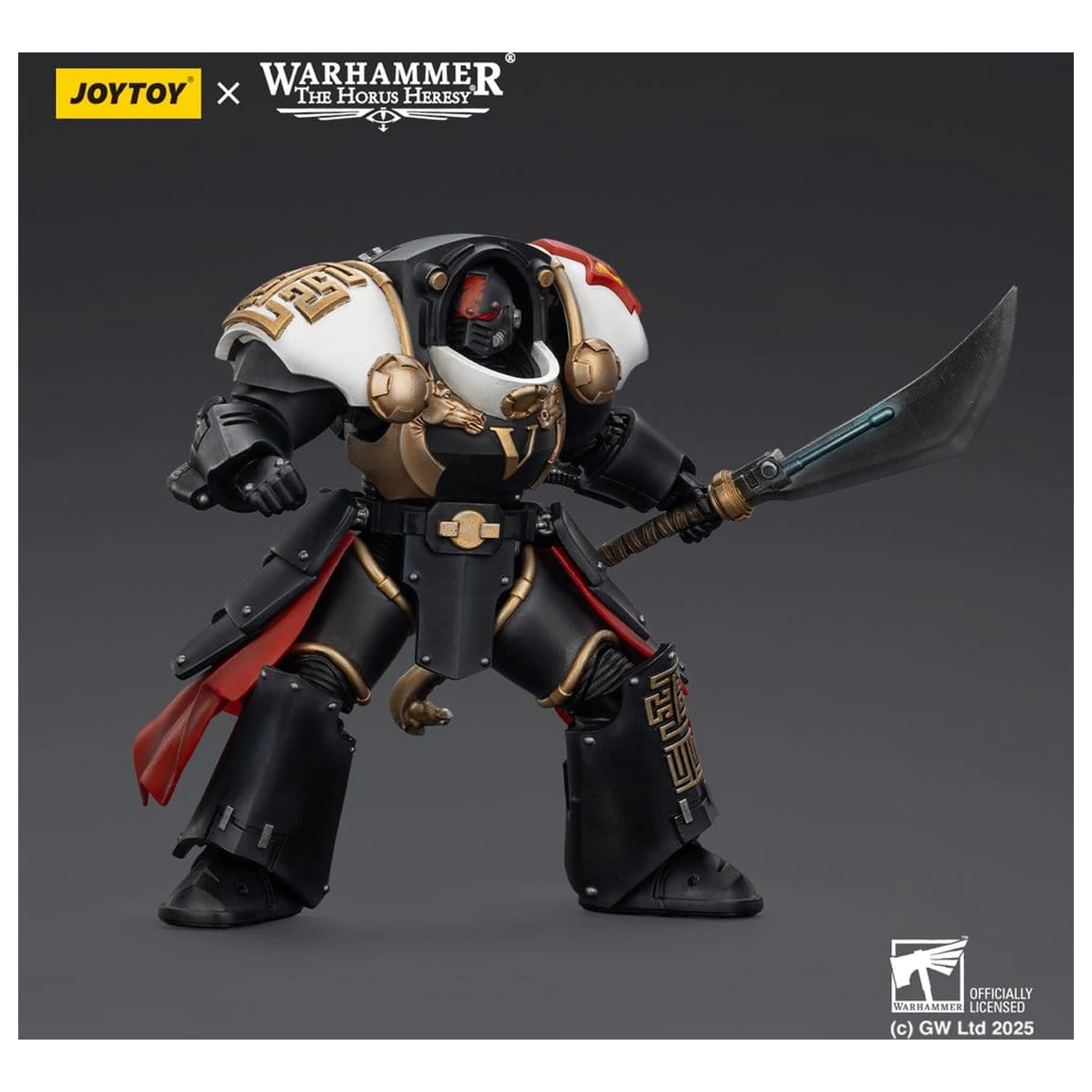 Warhammer The Horus Heresy akčná figúrka White Scars Ebon Keshig Terminator 1 s Power Glaive 13 cm produktová fotografia