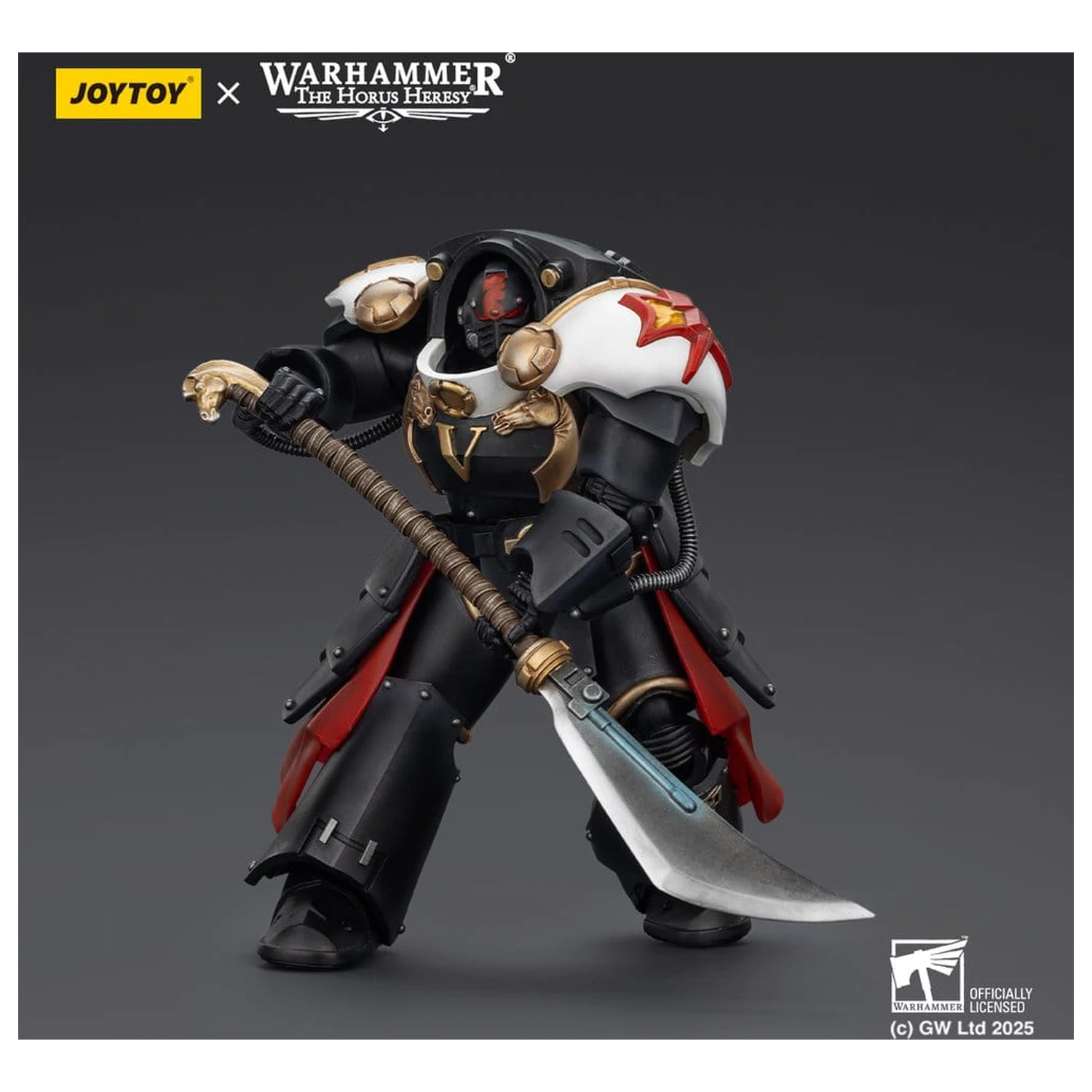 Warhammer The Horus Heresy akčná figúrka White Scars Ebon Keshig Terminator 1 s Power Glaive 13 cm produktová fotografia