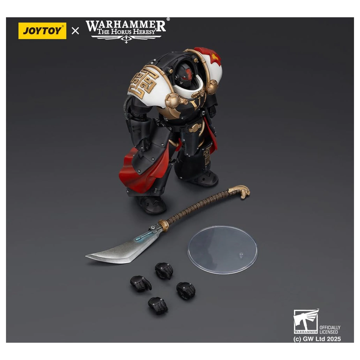 Warhammer The Horus Heresy akčná figúrka White Scars Ebon Keshig Terminator 1 s Power Glaive 13 cm produktová fotografia