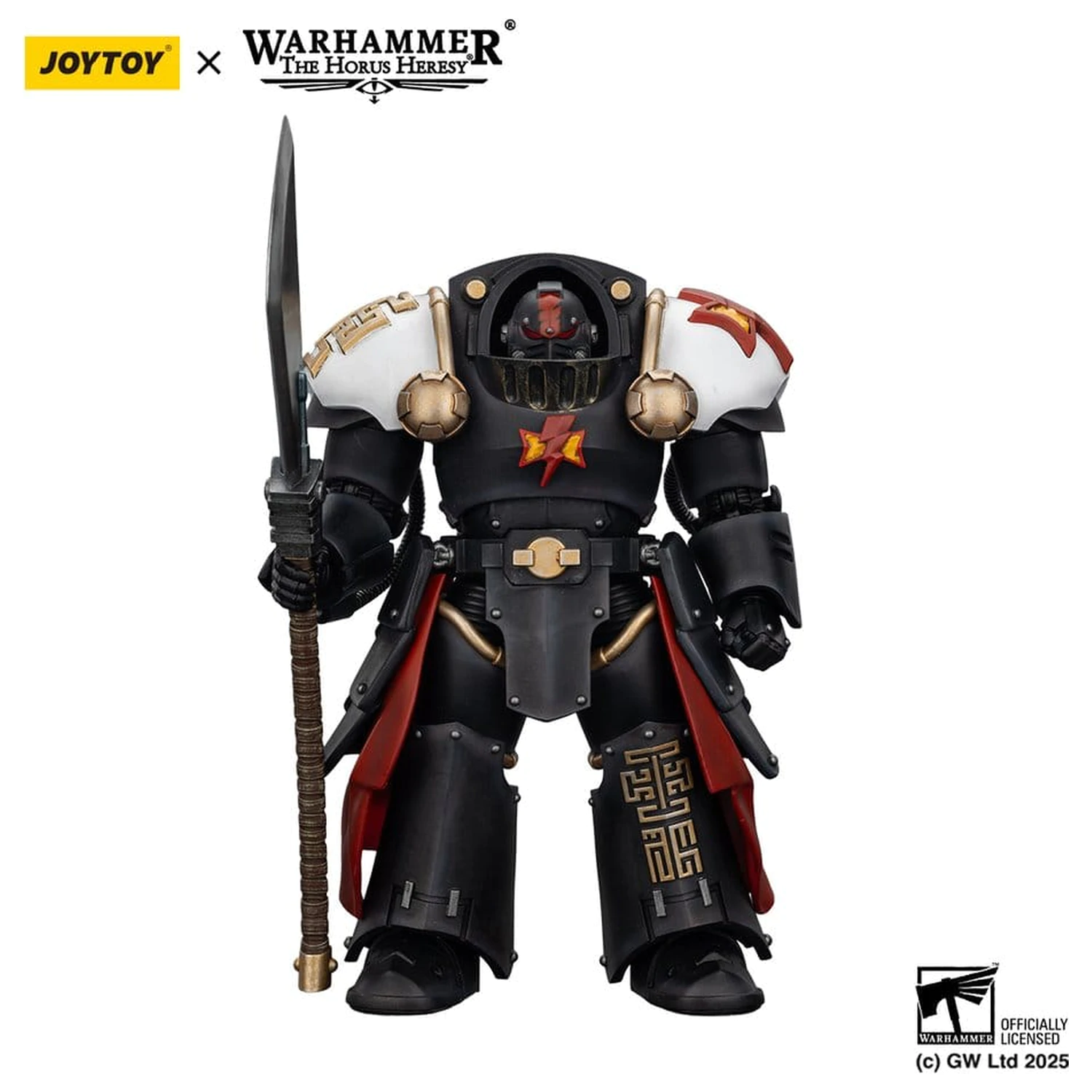 Warhammer The Horus Heresy akčná figúrka White Scars Ebon Keshig Terminator 2 with Power Glaive 13 cm produktová fotografia