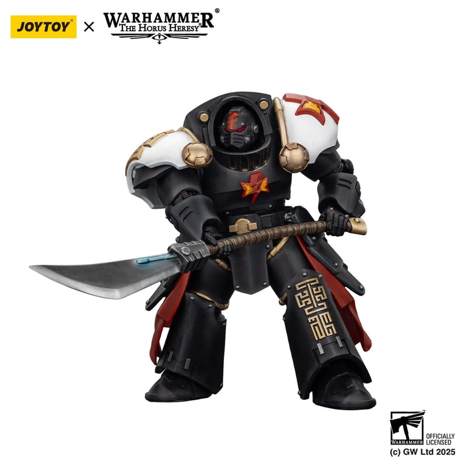 Warhammer The Horus Heresy akčná figúrka White Scars Ebon Keshig Terminator 2 with Power Glaive 13 cm produktová fotografia