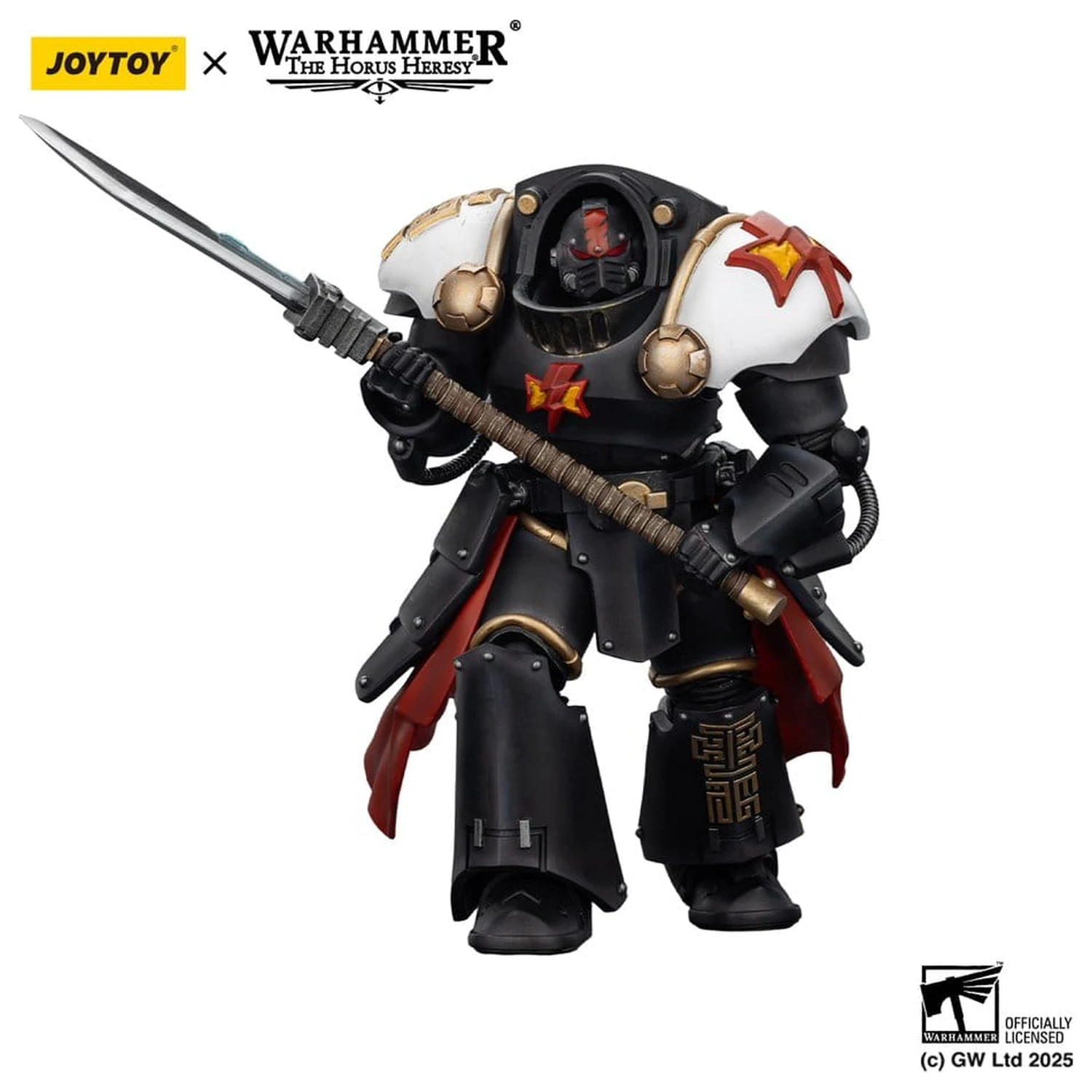 Warhammer The Horus Heresy akčná figúrka White Scars Ebon Keshig Terminator 2 with Power Glaive 13 cm produktová fotografia