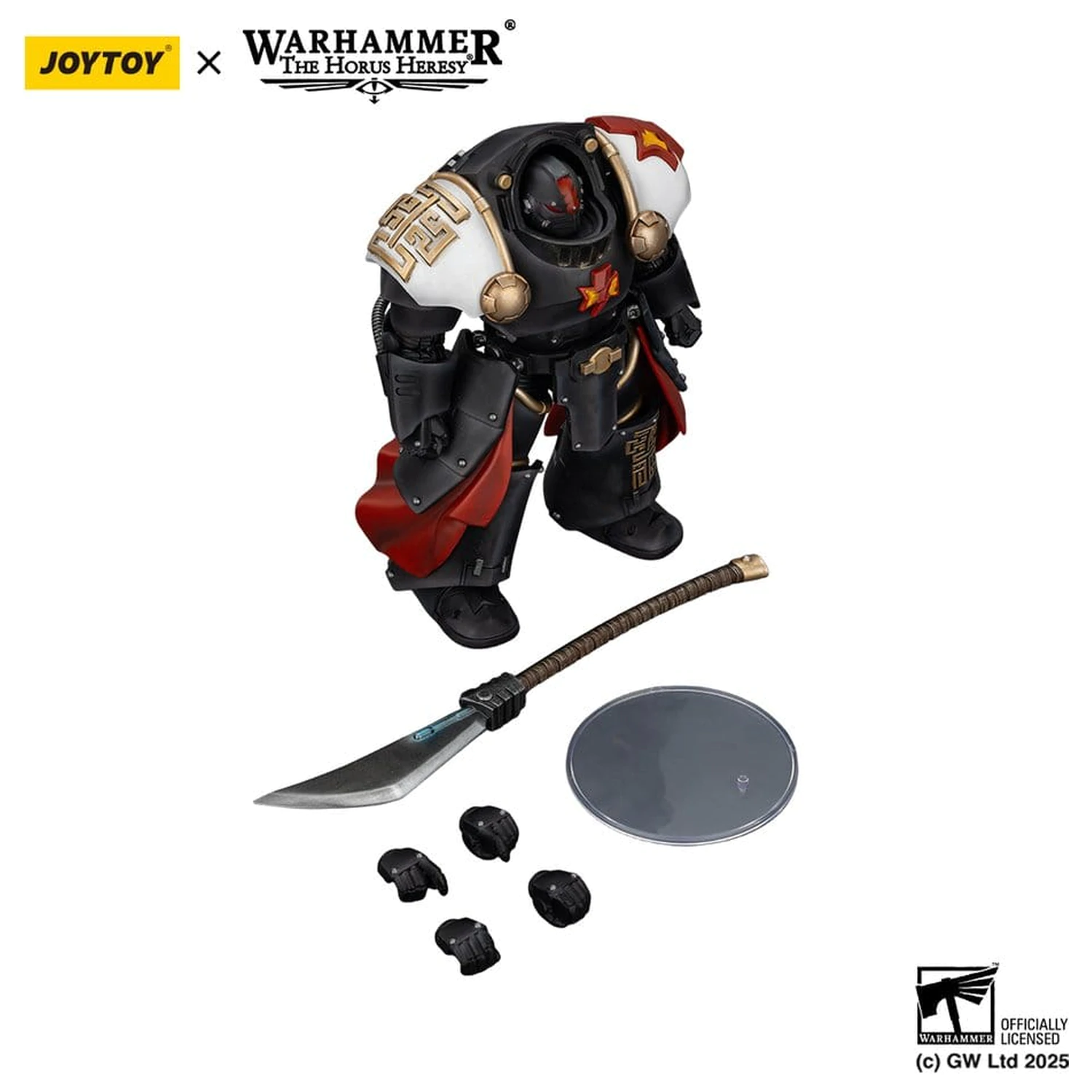 Warhammer The Horus Heresy akčná figúrka White Scars Ebon Keshig Terminator 2 with Power Glaive 13 cm produktová fotografia