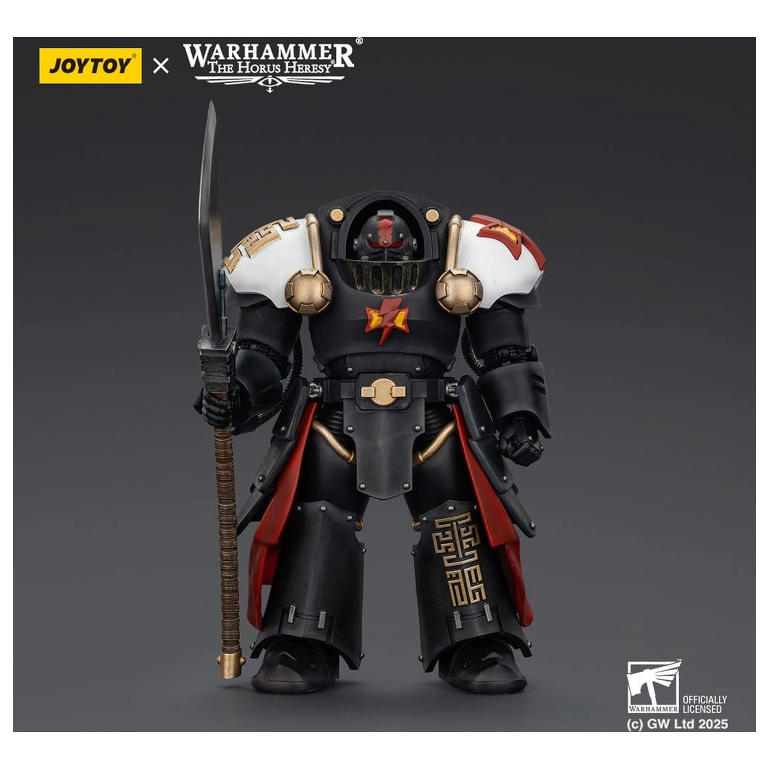 Warhammer The Horus Heresy akčná figúrka White Scars Ebon Keshig Terminator 2 with Power Glaive 13 cm produktová fotografia
