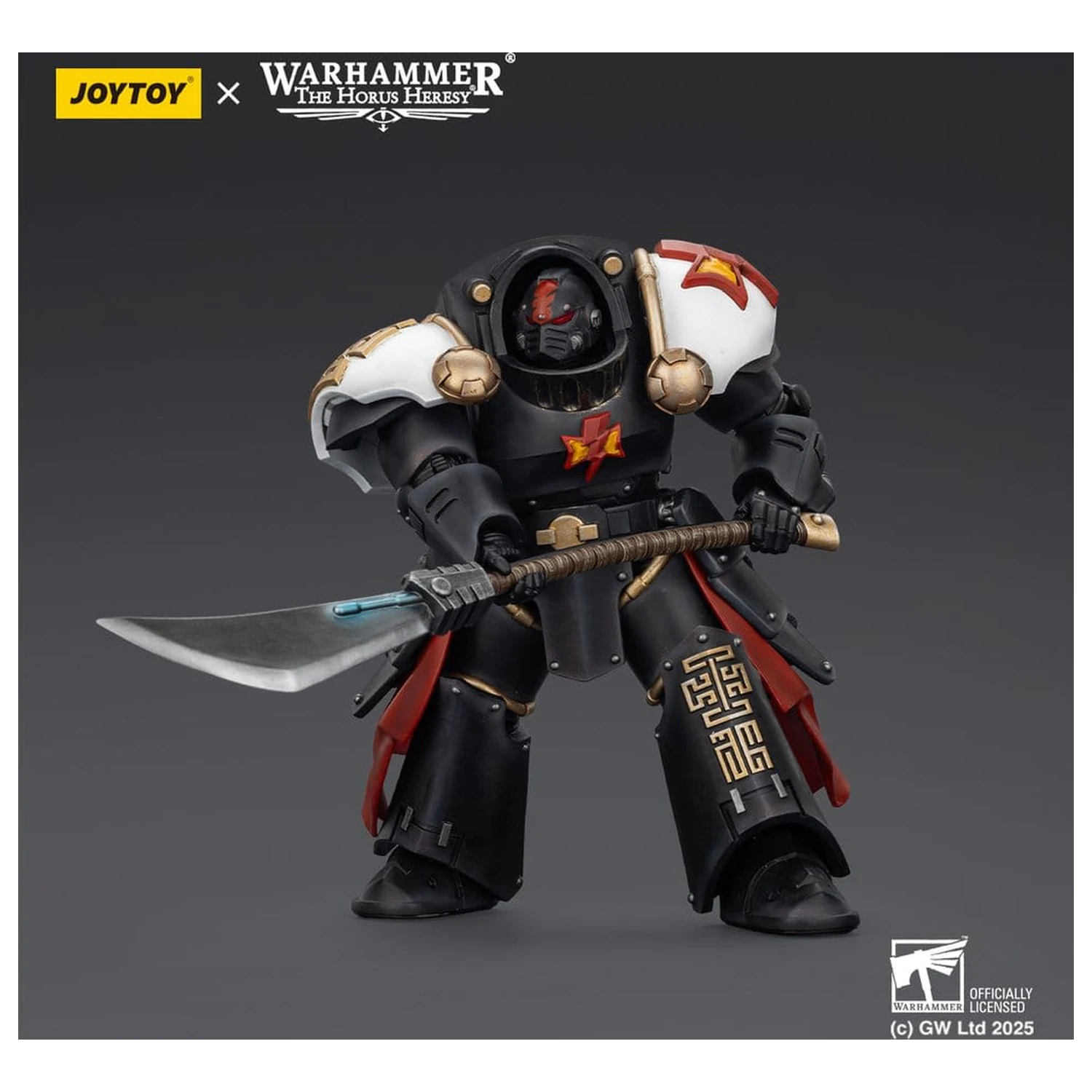 Warhammer The Horus Heresy akčná figúrka White Scars Ebon Keshig Terminator 2 with Power Glaive 13 cm produktová fotografia