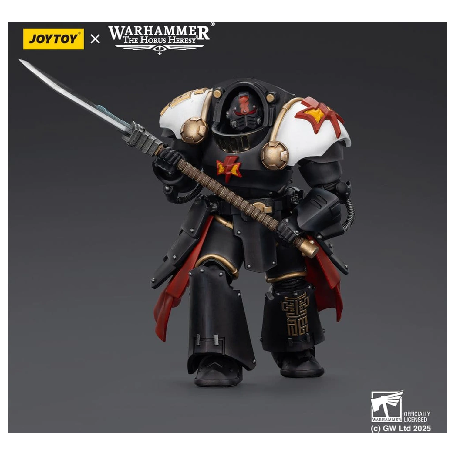 Warhammer The Horus Heresy akčná figúrka White Scars Ebon Keshig Terminator 2 with Power Glaive 13 cm produktová fotografia