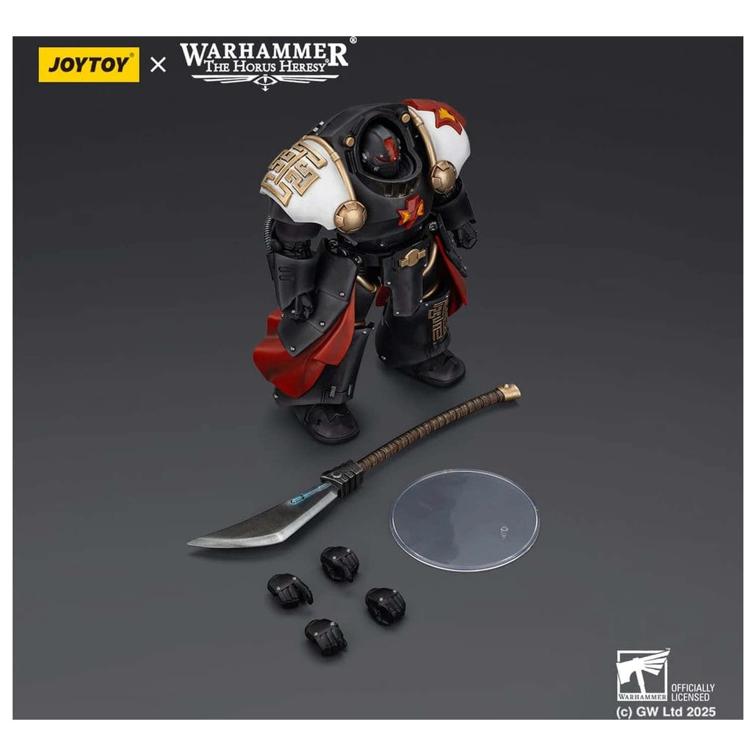 Warhammer The Horus Heresy akčná figúrka White Scars Ebon Keshig Terminator 2 with Power Glaive 13 cm produktová fotografia