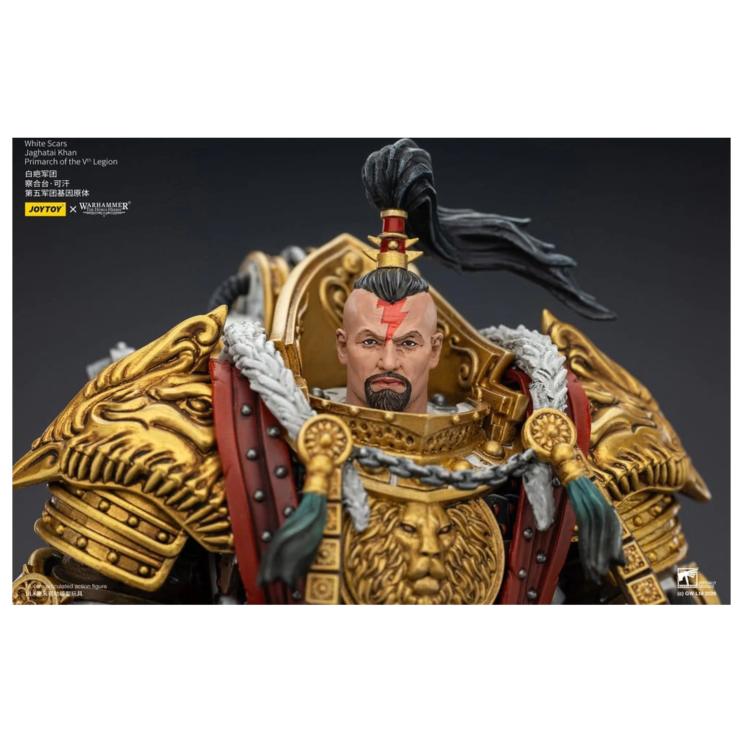 Warhammer The Horus Heresy akčná figúrka White Scars Jaghatai Khan Primarch of the Vth Legion 19 cm produktová fotografia
