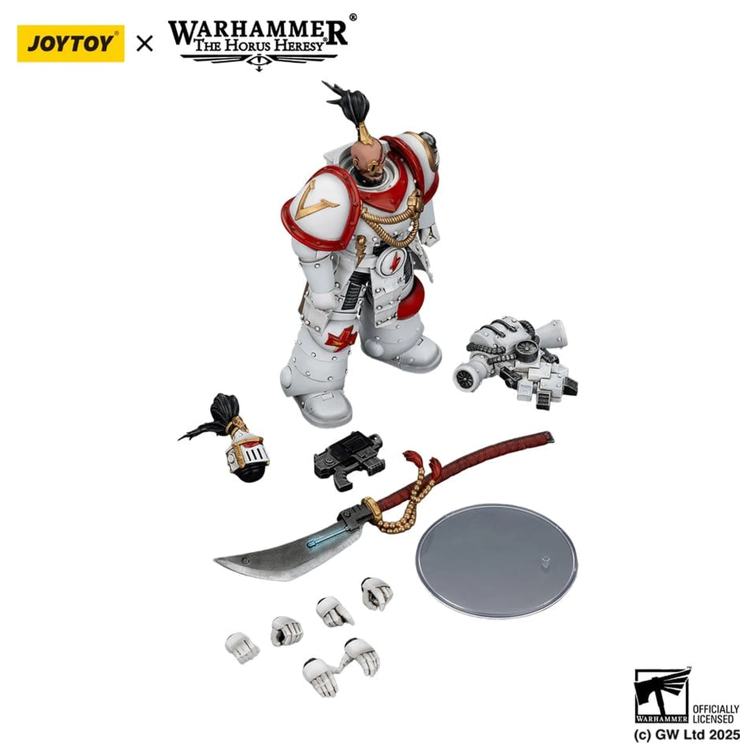 Warhammer The Horus Heresy akčná figúrka White Scars Legion Praetor 12 cm produktová fotografia