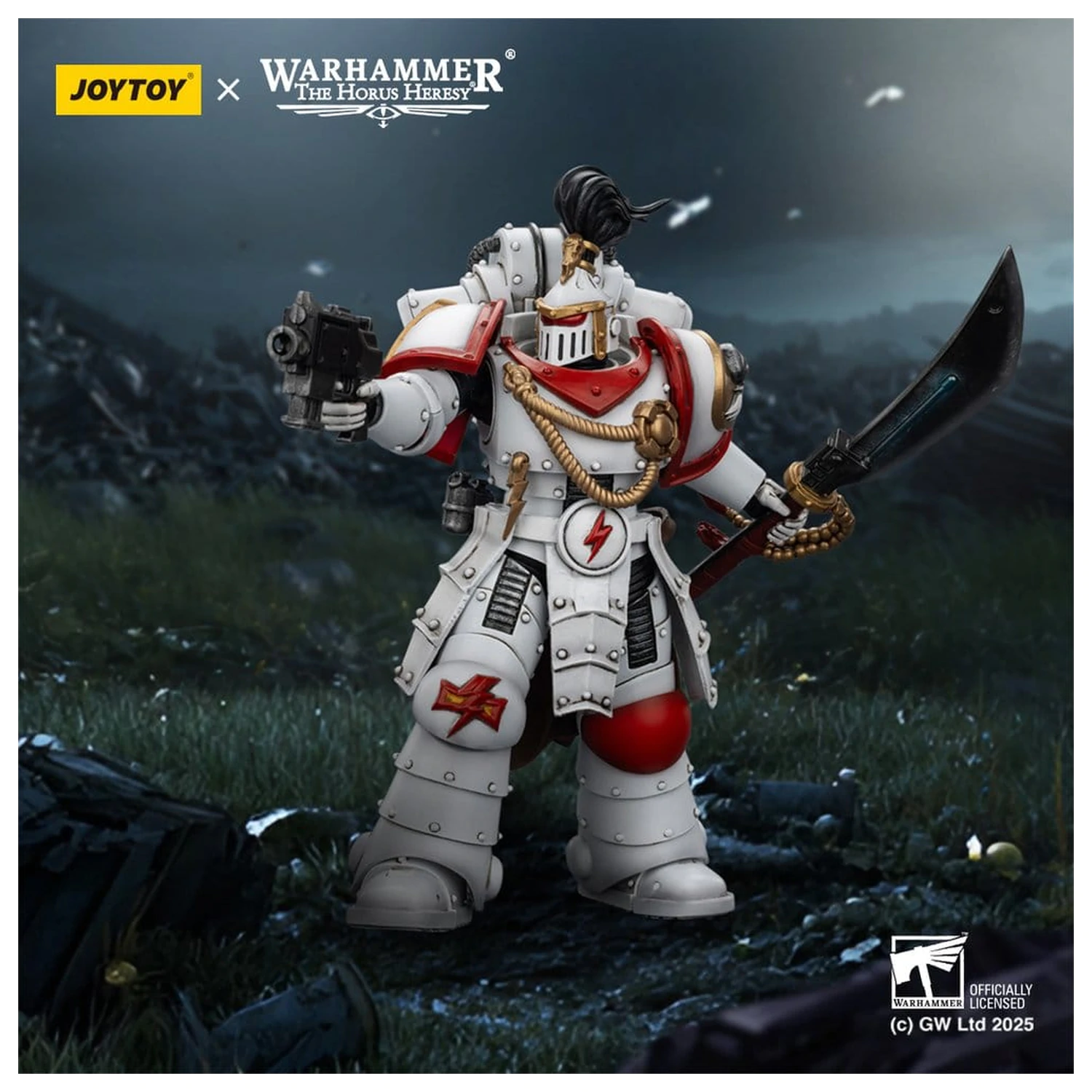 Warhammer The Horus Heresy akčná figúrka White Scars Legion Praetor 12 cm produktová fotografia