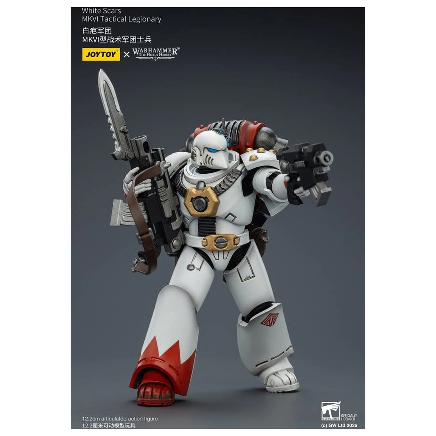 Warhammer The Horus Heresy akčná figúrka White Scars MKVI Tactical Legionary 12 cm produktová fotografia