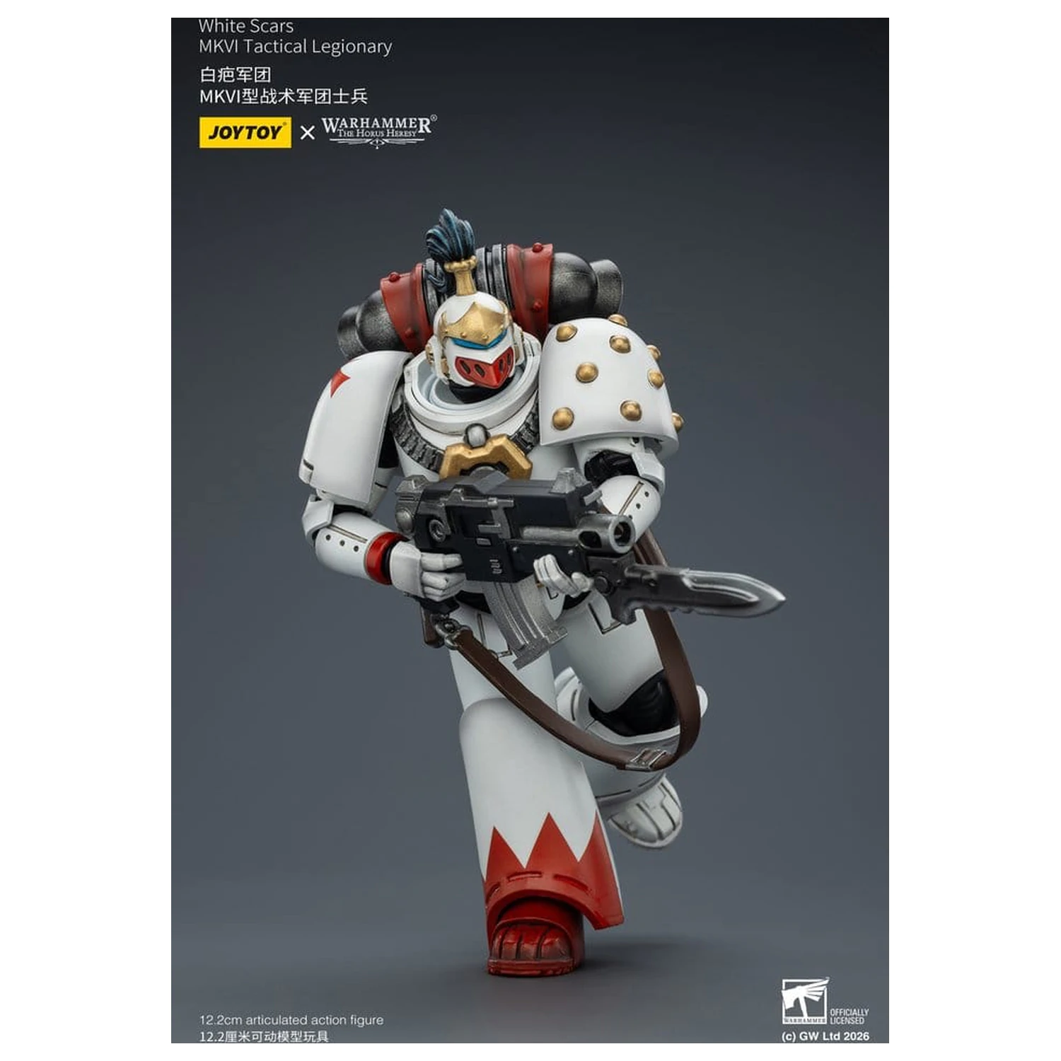 Warhammer The Horus Heresy akčná figúrka White Scars MKVI Tactical Legionary 12 cm produktová fotografia