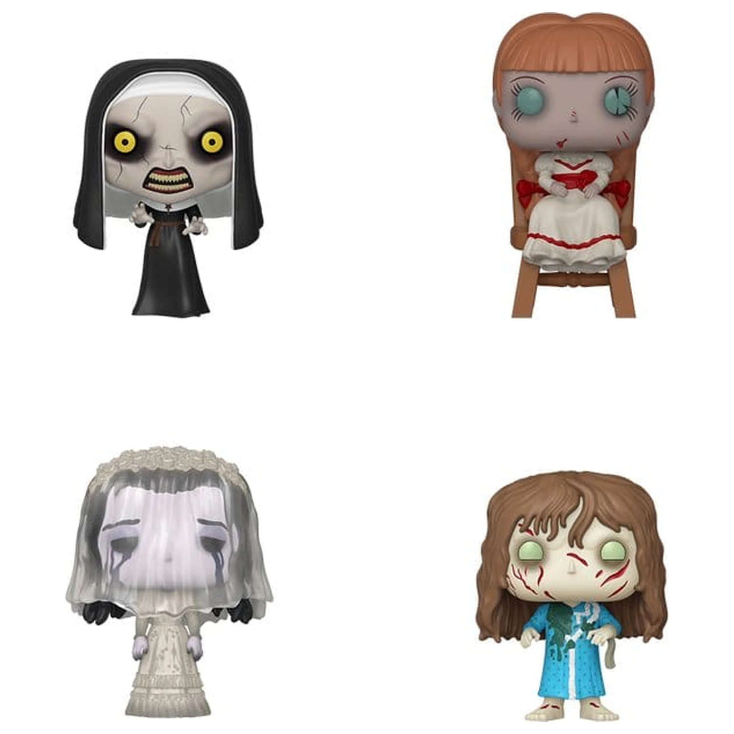Warner Brothers Funko POP! Vinylové figúrky 4-balenie Horror produktová fotografia