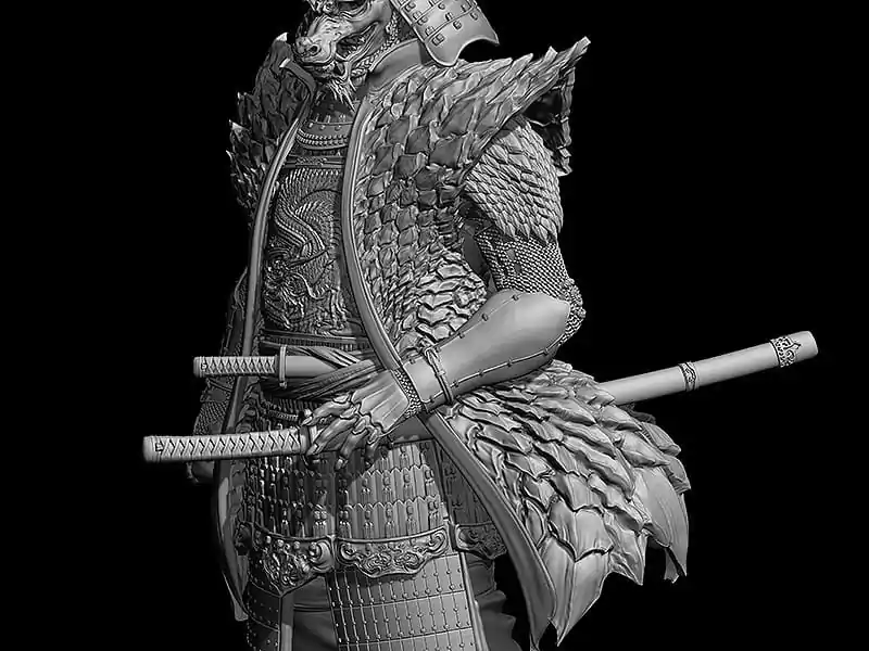 Warriors of the Zodiac Plastic Model Kit Zodiac Warrior: Dragon (re-run) 15 cm produktová fotografia