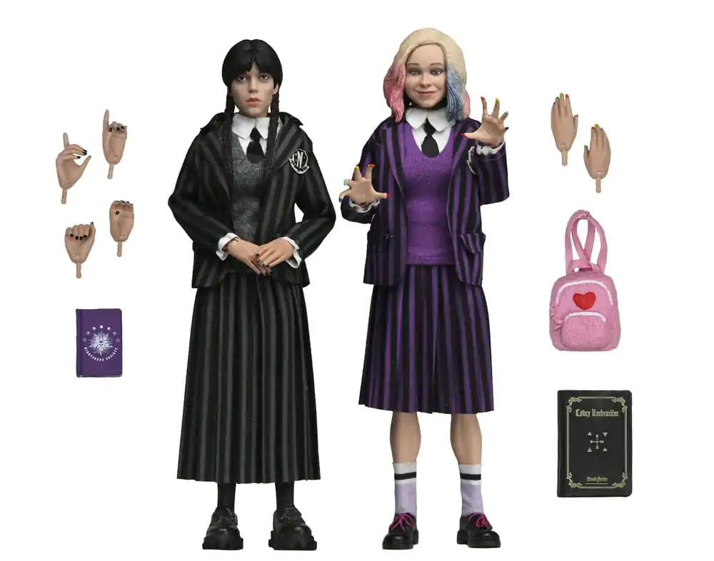 Akčné figúrky Wednesday 2 Pack Wednesday Addams (Nevermore Uniform) and Enid 20 cm produktová fotografia