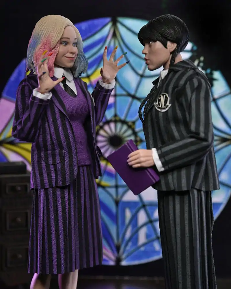 Akčné figúrky Wednesday 2 Pack Wednesday Addams (Nevermore Uniform) and Enid 20 cm produktová fotografia