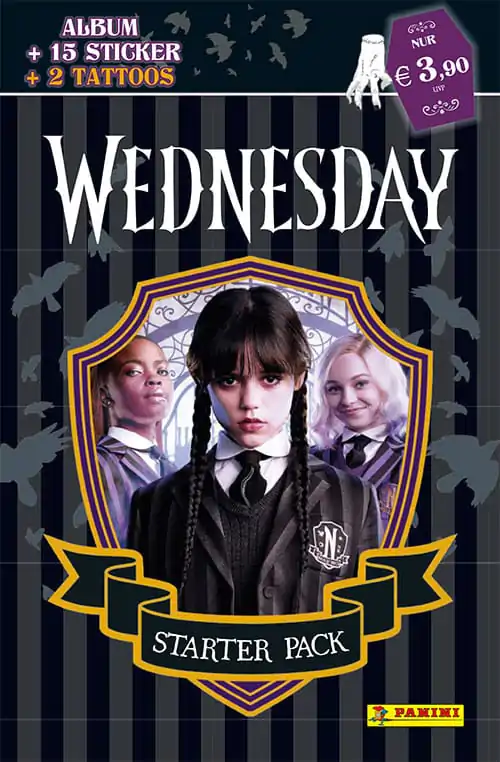 Wednesday Nálepky Collection Eco-Blister *German Version* produktová fotografia