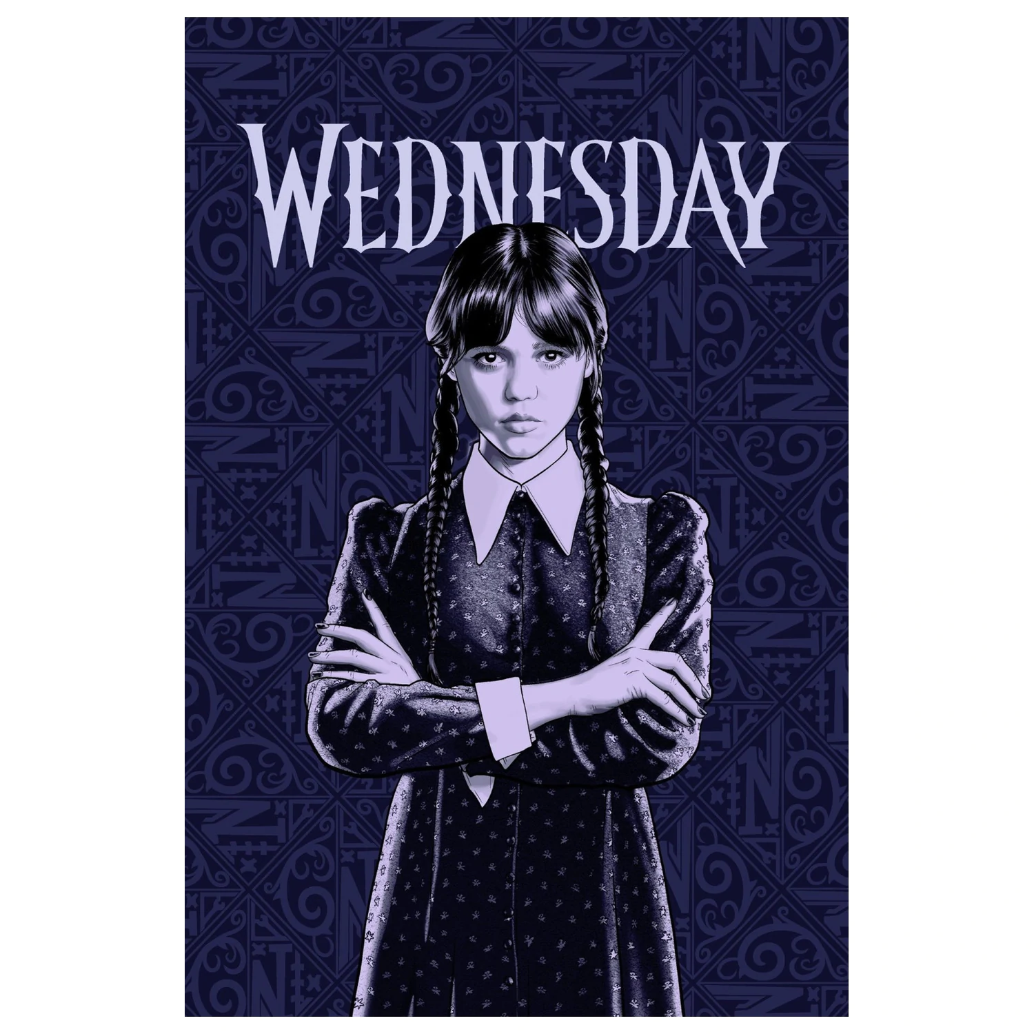 Wednesday Color fleecová deka produktová fotografia