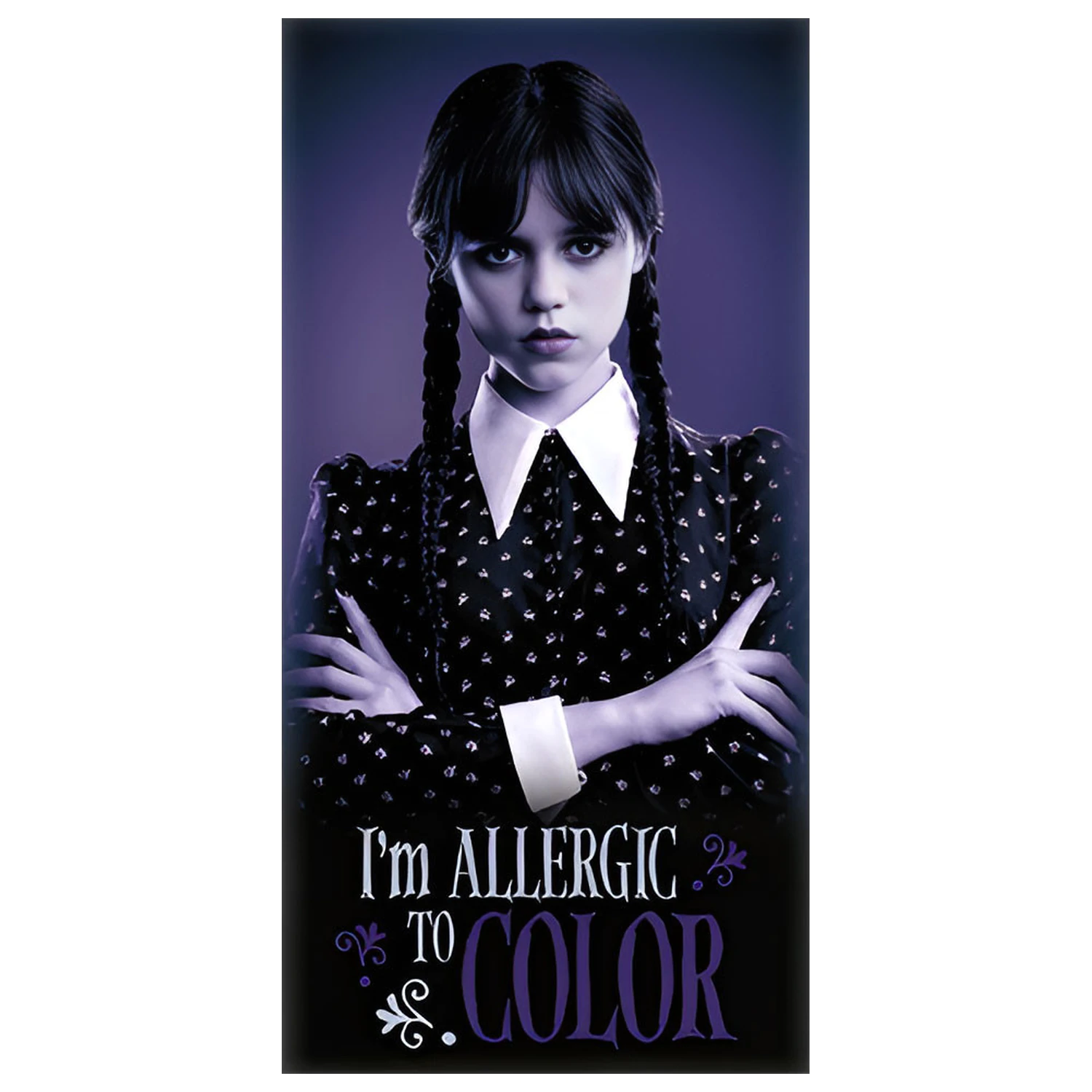 Wednesday Color uterák produktová fotografia