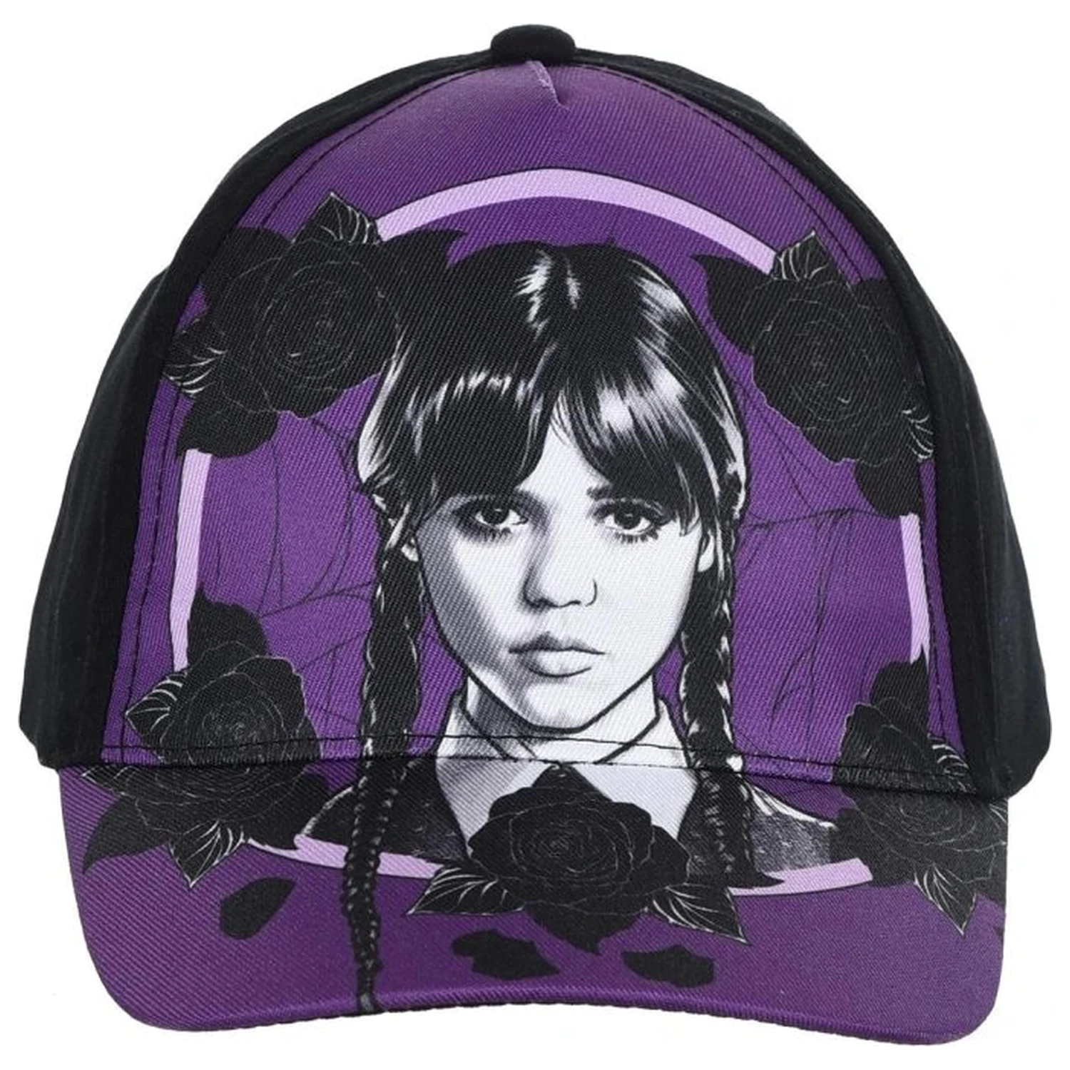 Wednesday Dark Vibes čierna detská baseballová šiltovka 52 cm produktová fotografia